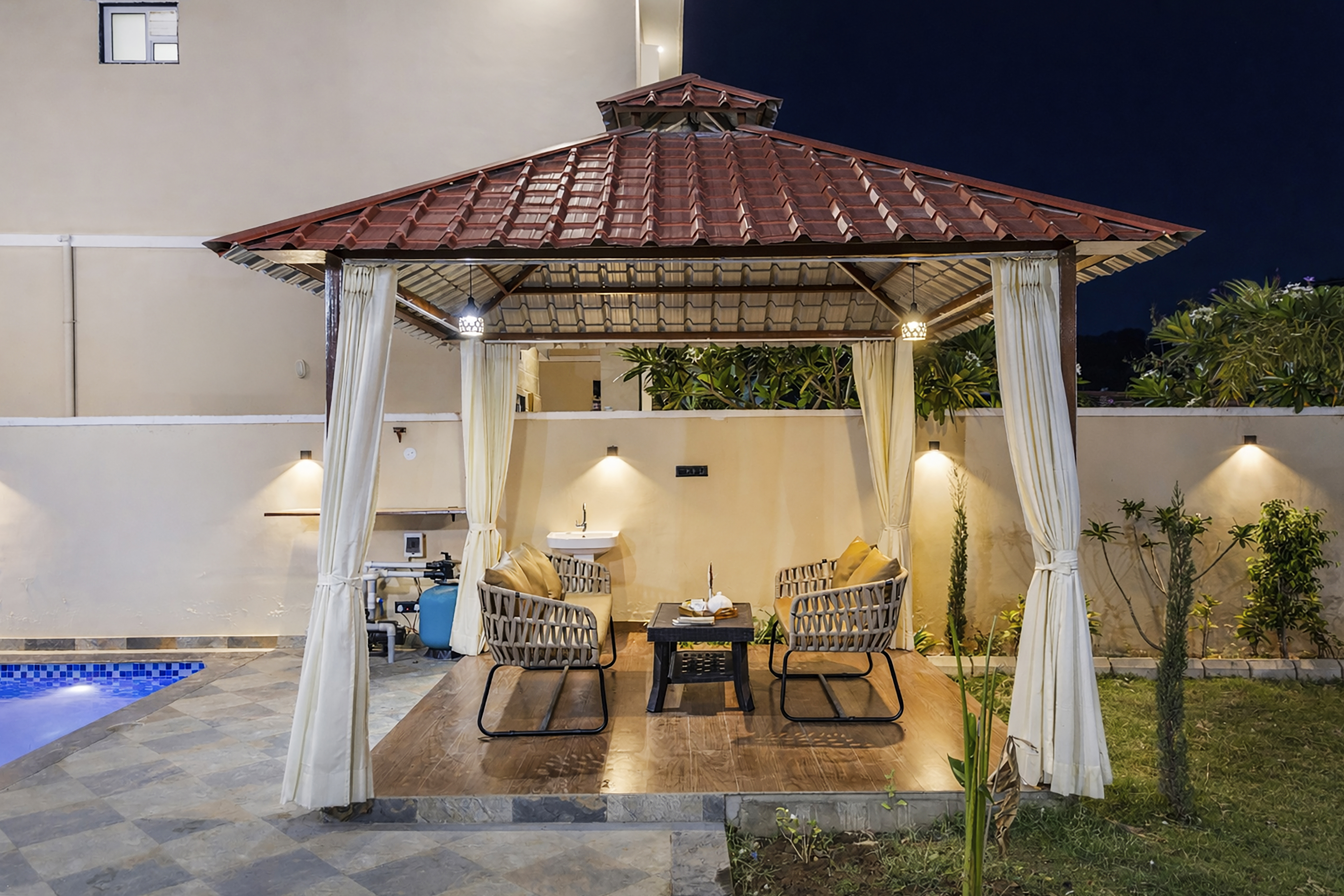 Casa Meraki | Country-Style 3-BHK Villa with Private pool, Gazebo and Landscaped Garden — photo 2