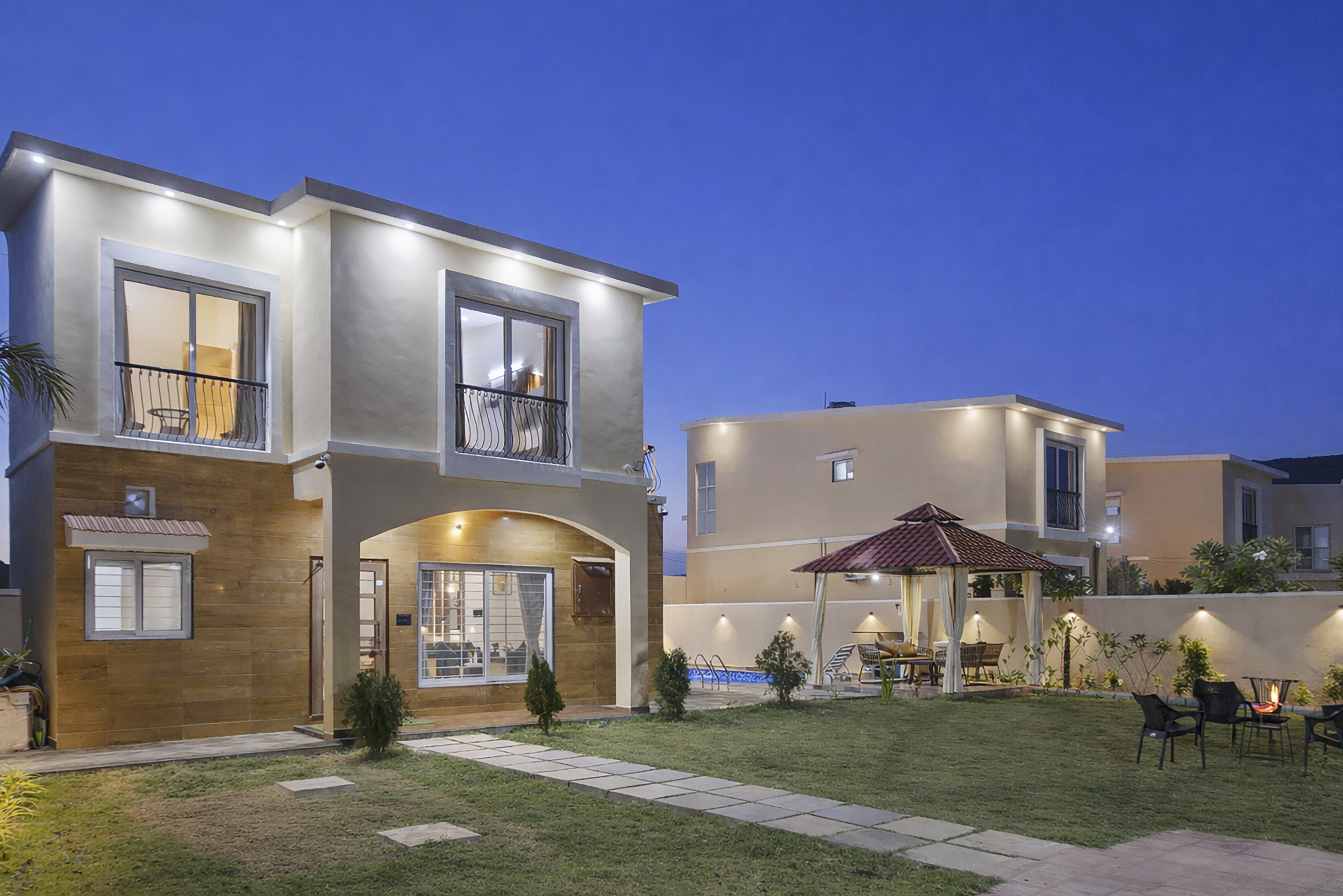 Casa Meraki | Country-Style 3-BHK Villa with Private pool, Gazebo and Landscaped Garden — photo 3