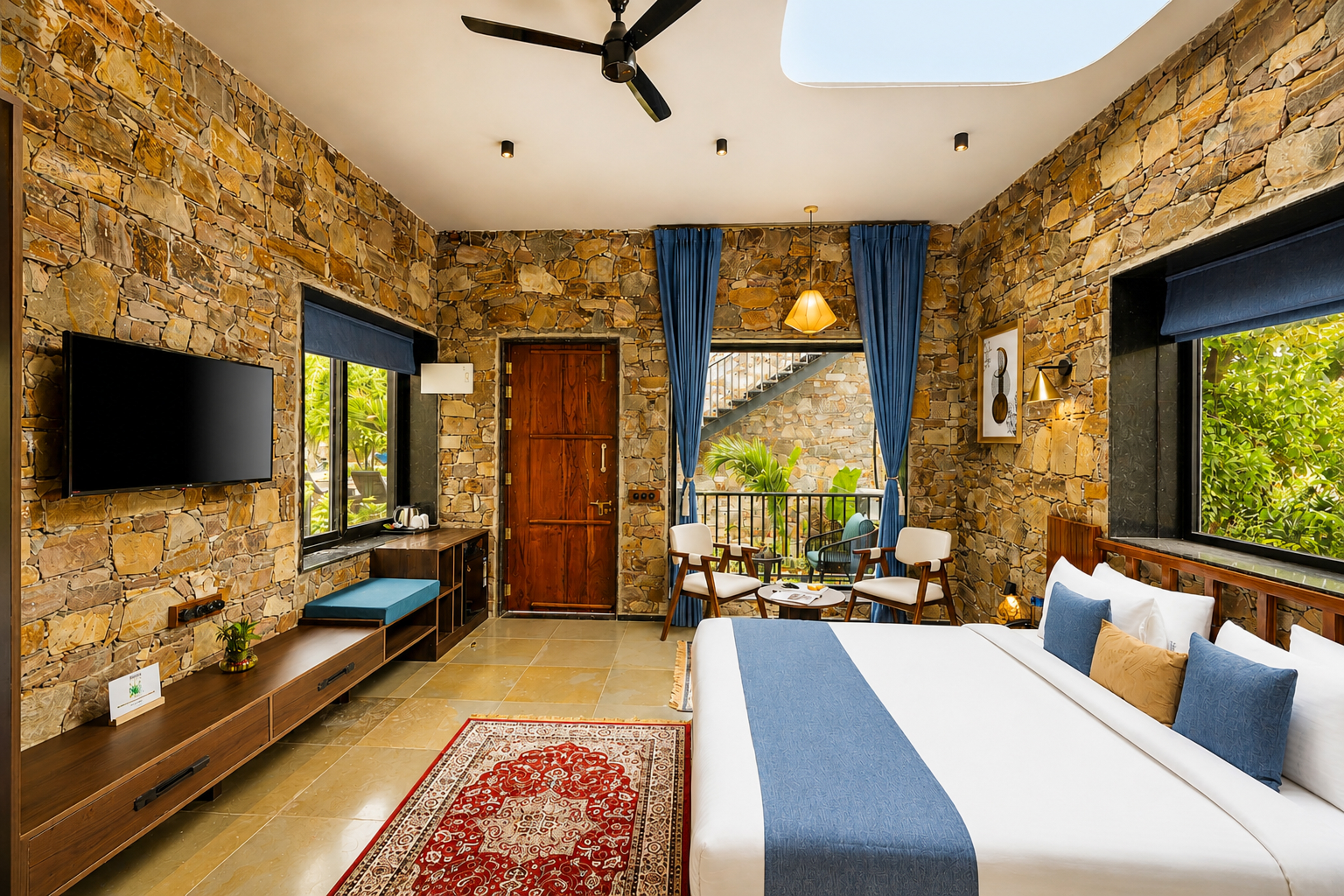 Hathnoda Bagh Cascade | Cottage within a Mini Resort with Open Shower, Shared Pool, Restaurant, Sit Out & Garden — photo 15