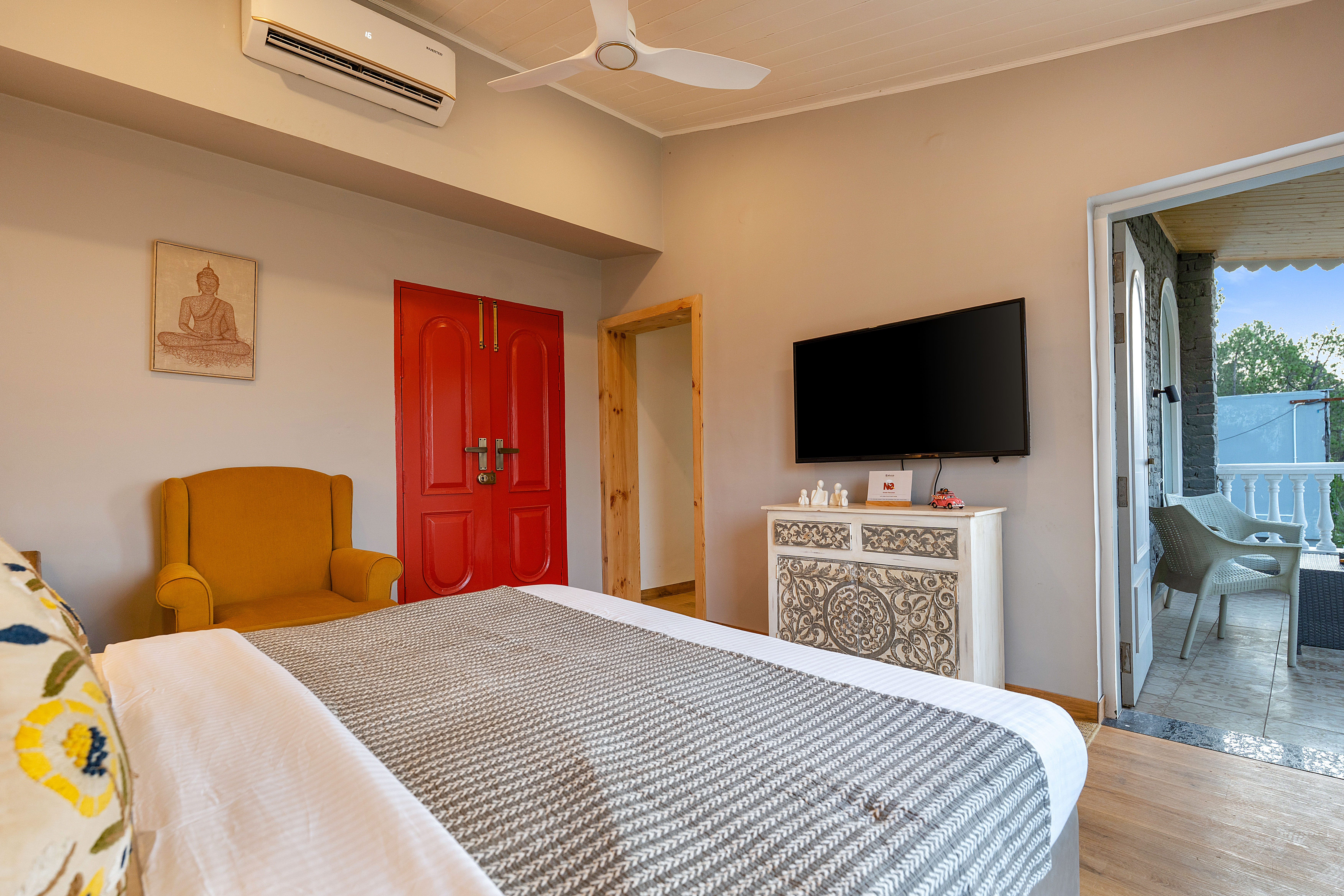 Beyond the Curb | 3- BHK Villa with Private Jacuzzi, Open-air Terrace & Hill Views — photo 8