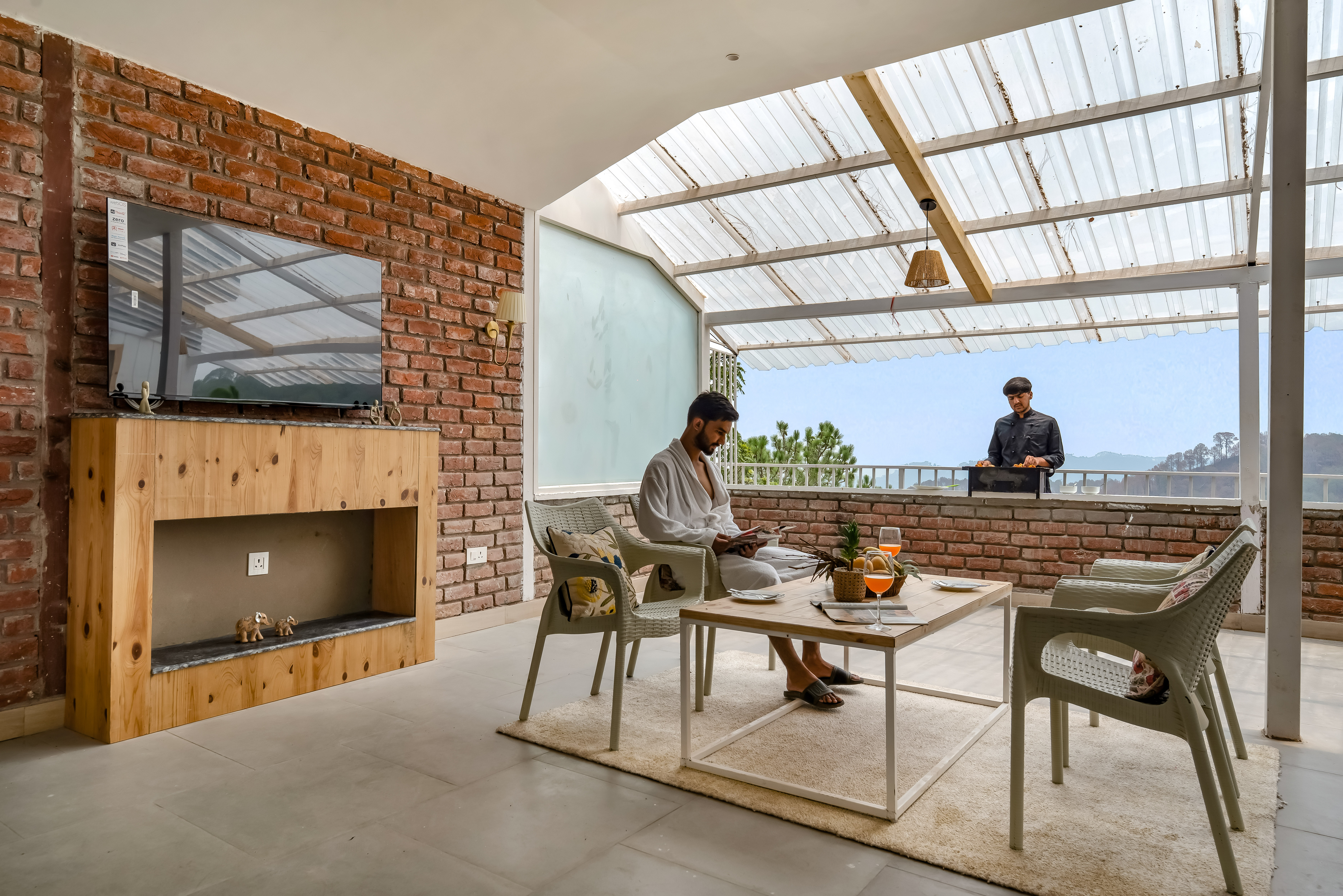 Beyond the Curb | 3- BHK Villa with Private Jacuzzi, Open-air Terrace & Hill Views — photo 23
