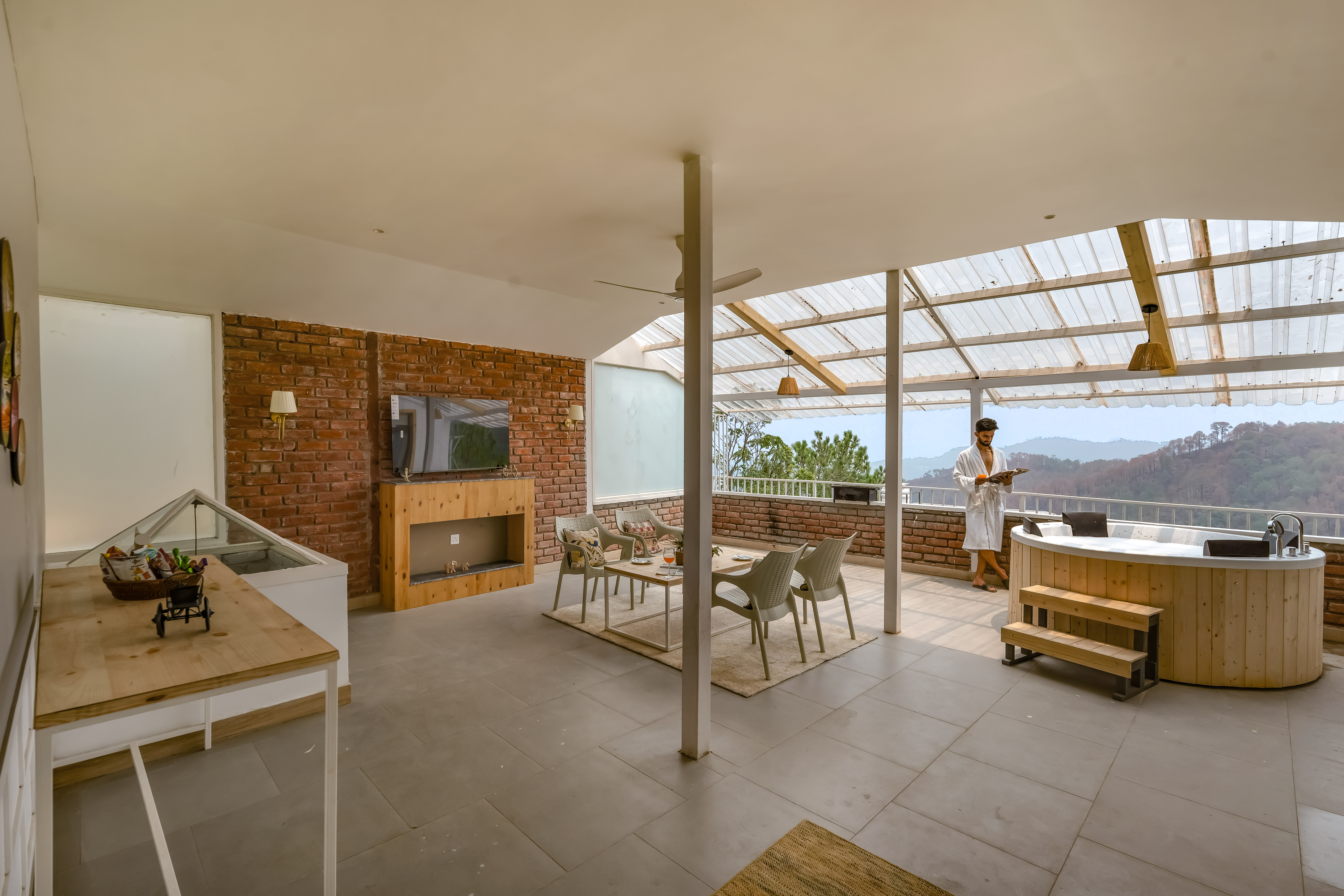 Beyond the Curb | 3- BHK Villa with Private Jacuzzi, Open-air Terrace & Hill Views — photo 2