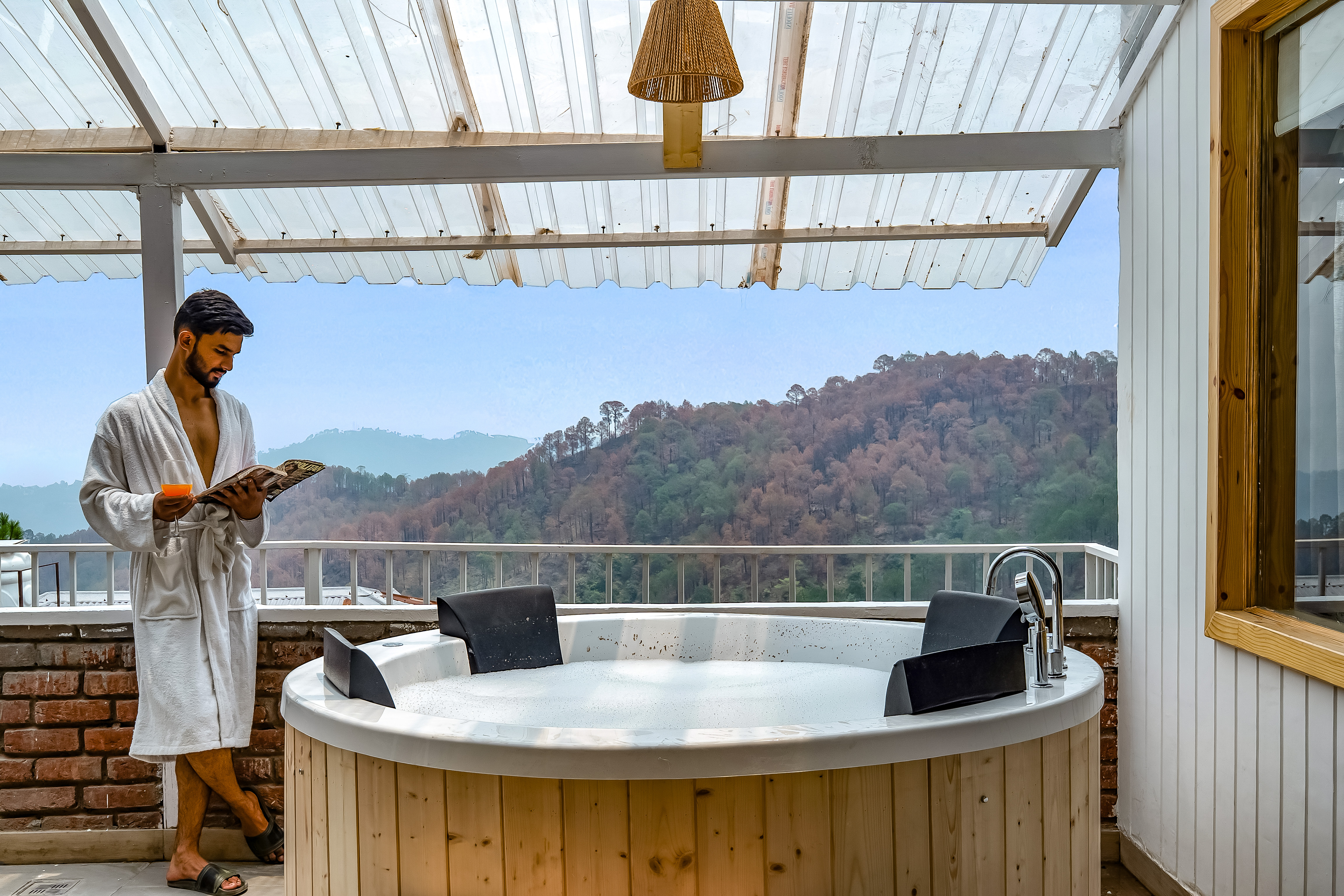 Beyond the Curb | 3- BHK Villa with Private Jacuzzi, Open-air Terrace & Hill Views — photo 28