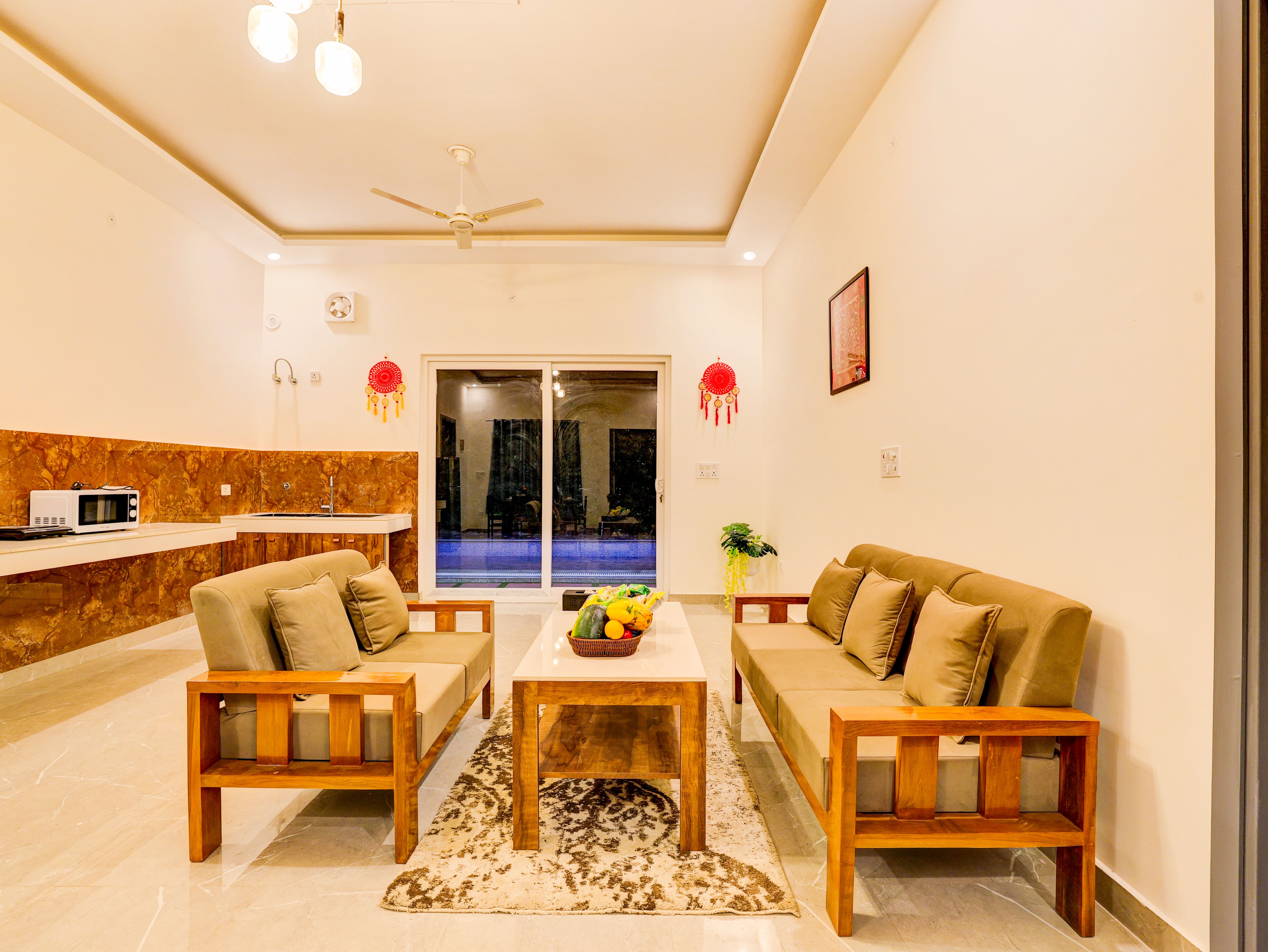 Lustra | 3-BHK Farmhouse With Private Pool, Lawn, Terrace & Bonfire | Near Mini Ladakh — photo 27
