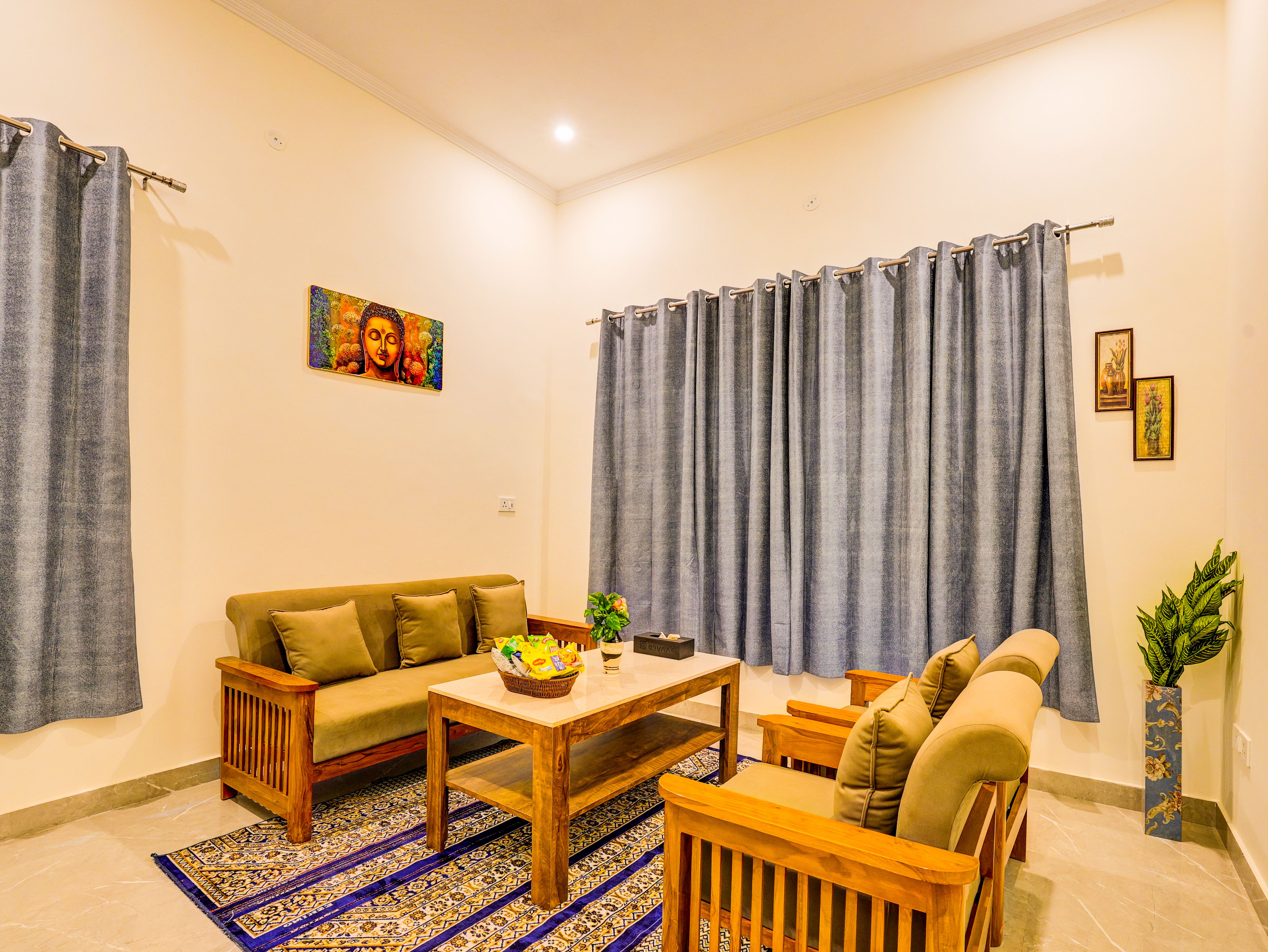 Lustra | 3-BHK Farmhouse With Private Pool, Lawn, Terrace & Bonfire | Near Mini Ladakh — photo 11