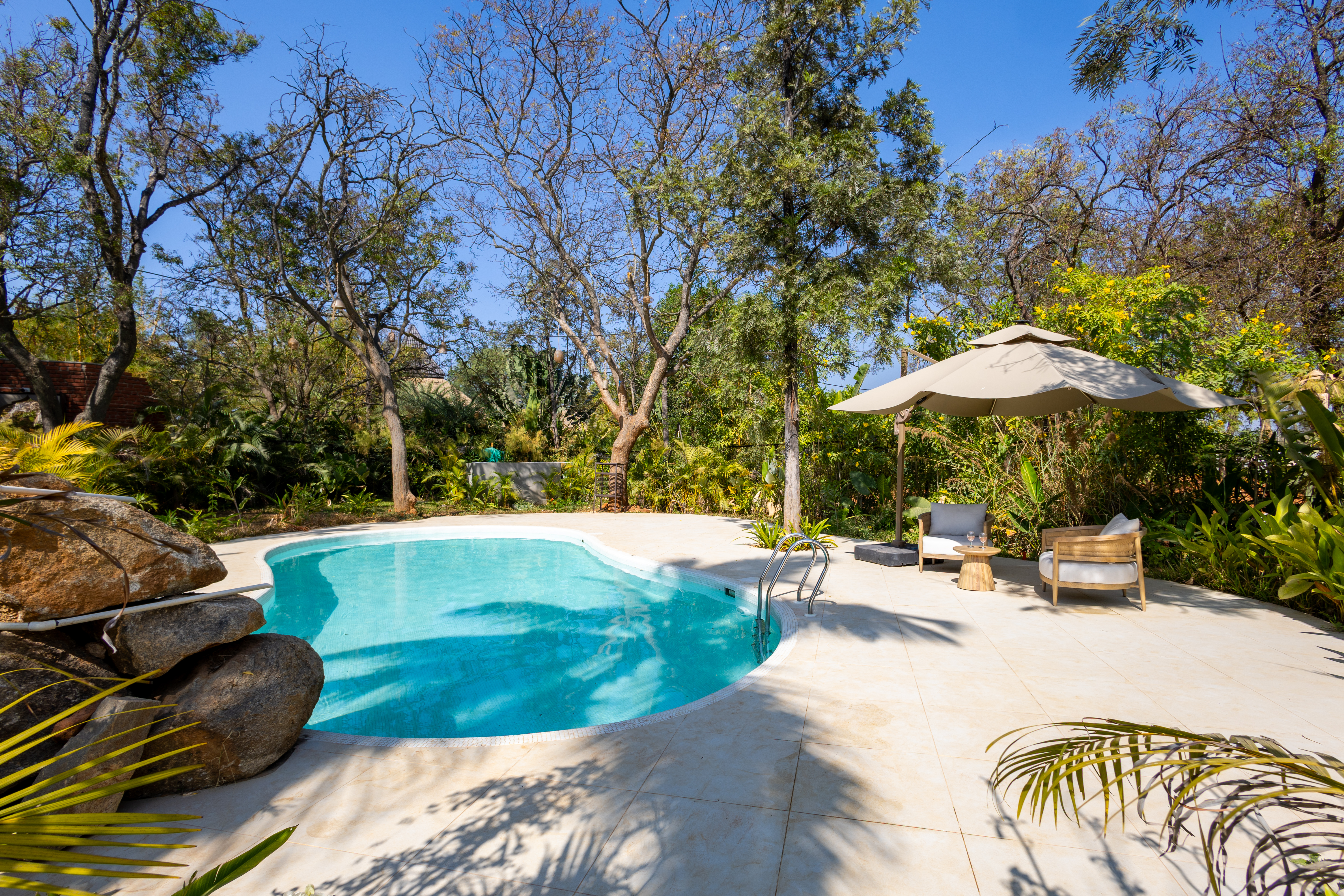 Tapovana Avani | Pet-Friendly 2-BHK Villa with Garden, Shared Pool, Gazebo & Firepit Lounge on 1-Acre of Serene Land — photo 19