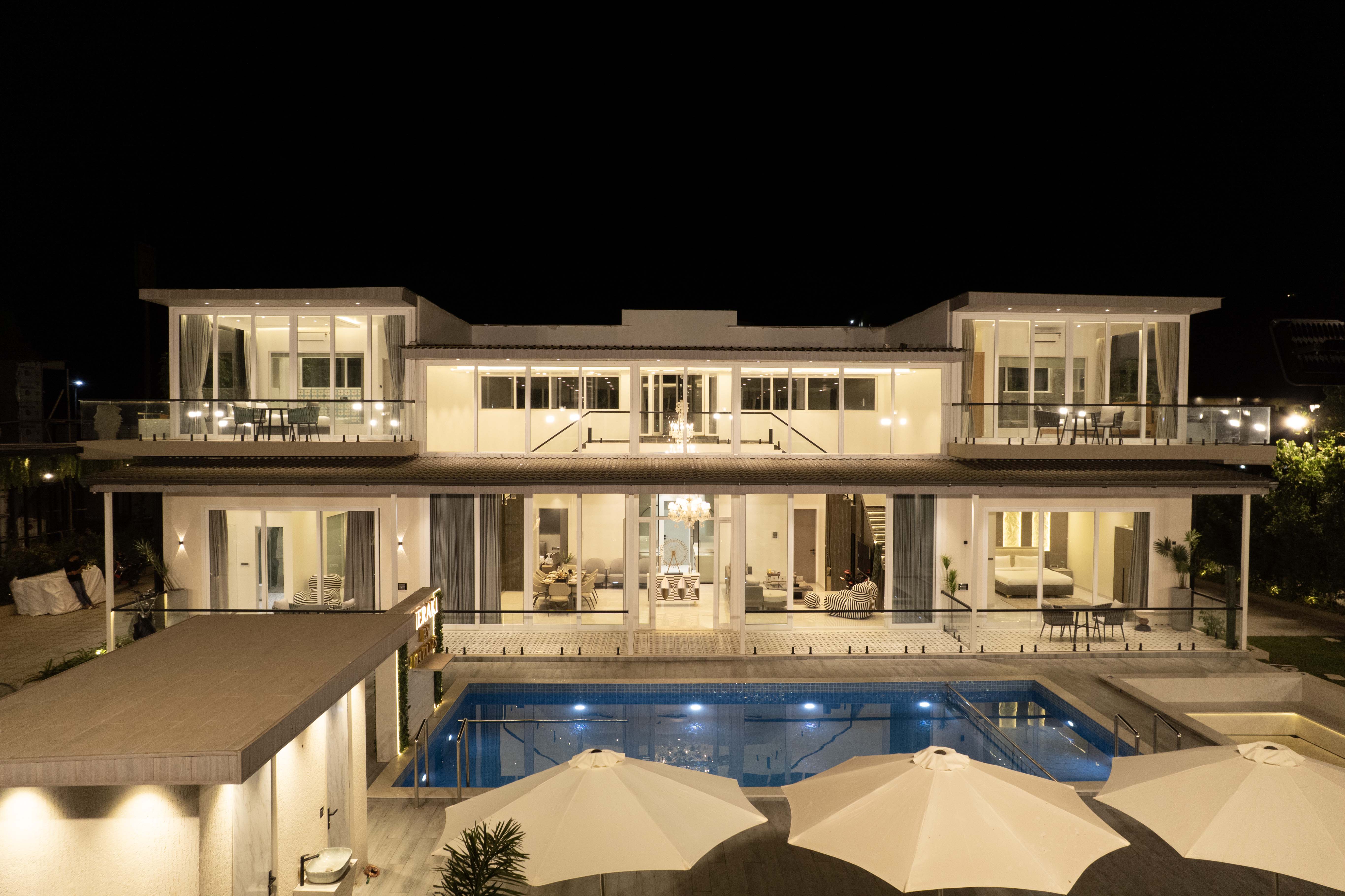 Meraki Villa | Majestic 4-BHK Glass Villa With Private Pool, Balcony, Garden & Gazebo — photo 2