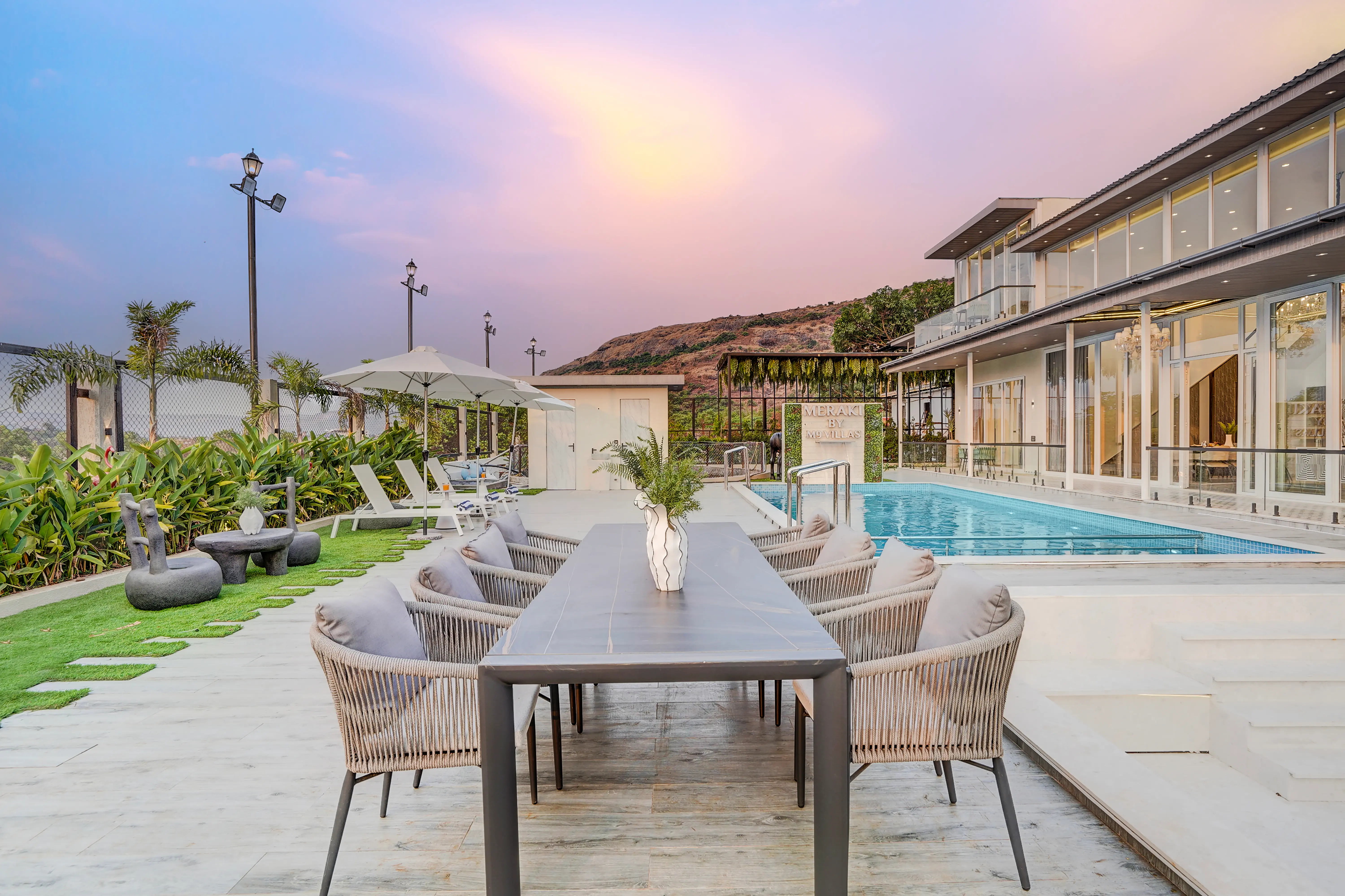 Meraki Villa | Majestic 4-BHK Glass Villa With Private Pool, Balcony, Garden & Gazebo — photo 9