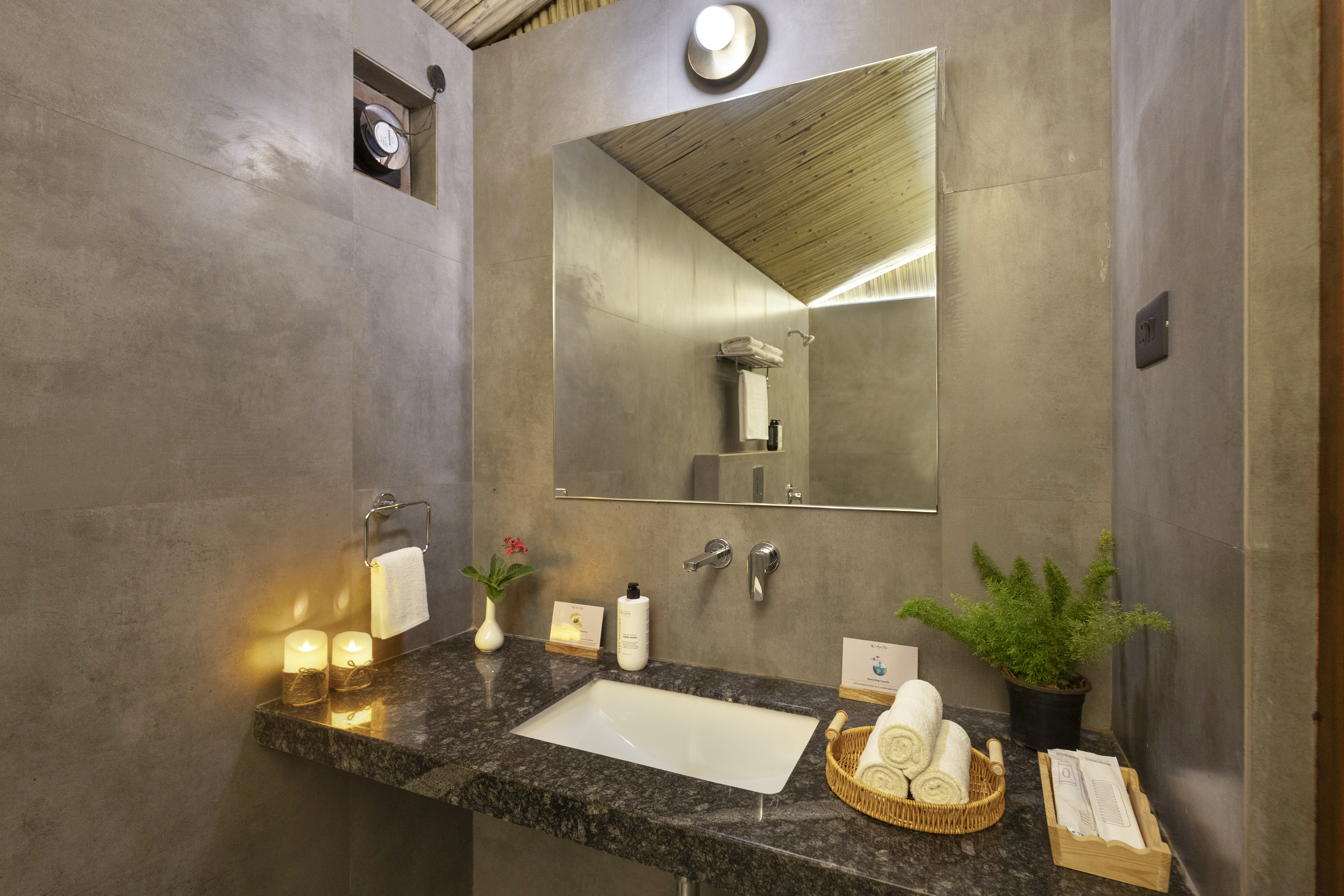 Timber Premium Suite | Pet-friendly Bamboo Cottage with Pvt Verandah, Lounge & Shared Outdoor seating & Restaurant — photo 22