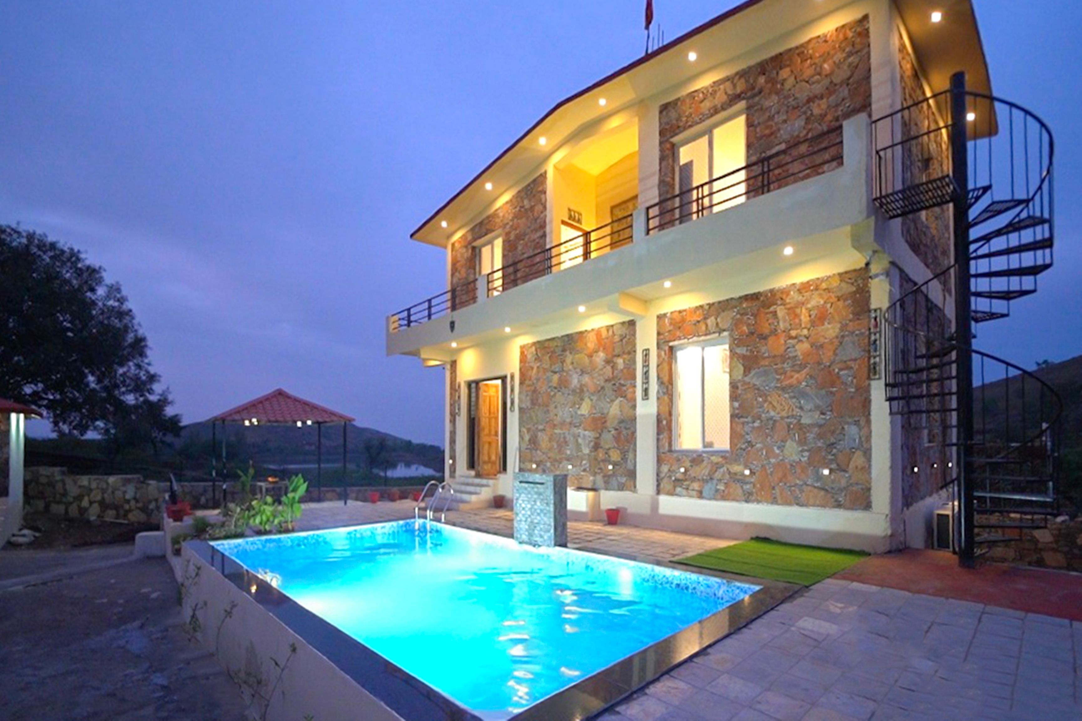 Colonel Retreat | 3-BHK Hideaway with Private Pool & Gardens Near Ubeshwar Mahadev Temple — photo 16