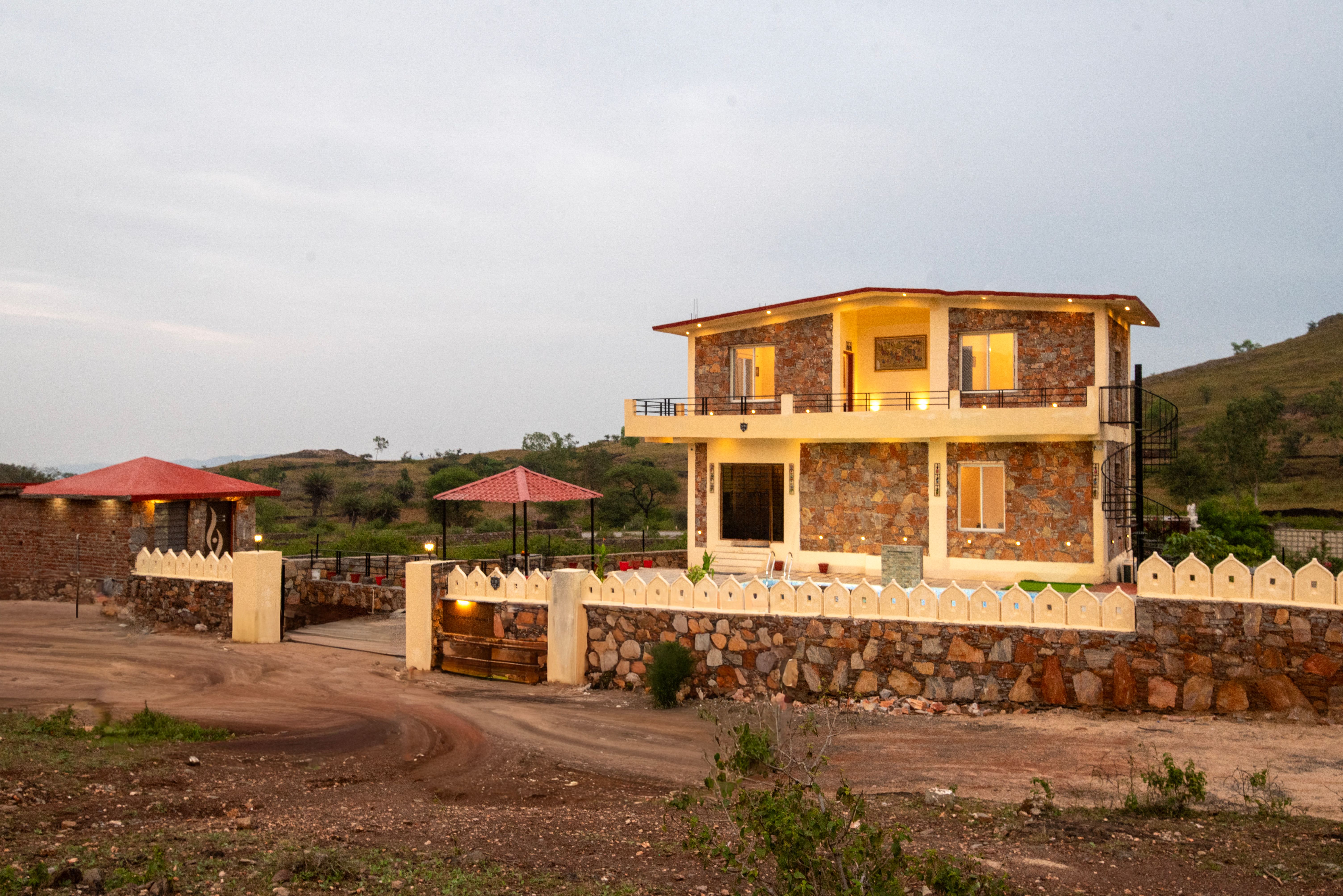 Colonel Retreat | 3-BHK Hideaway with Private Pool & Gardens Near Ubeshwar Mahadev Temple — photo 29