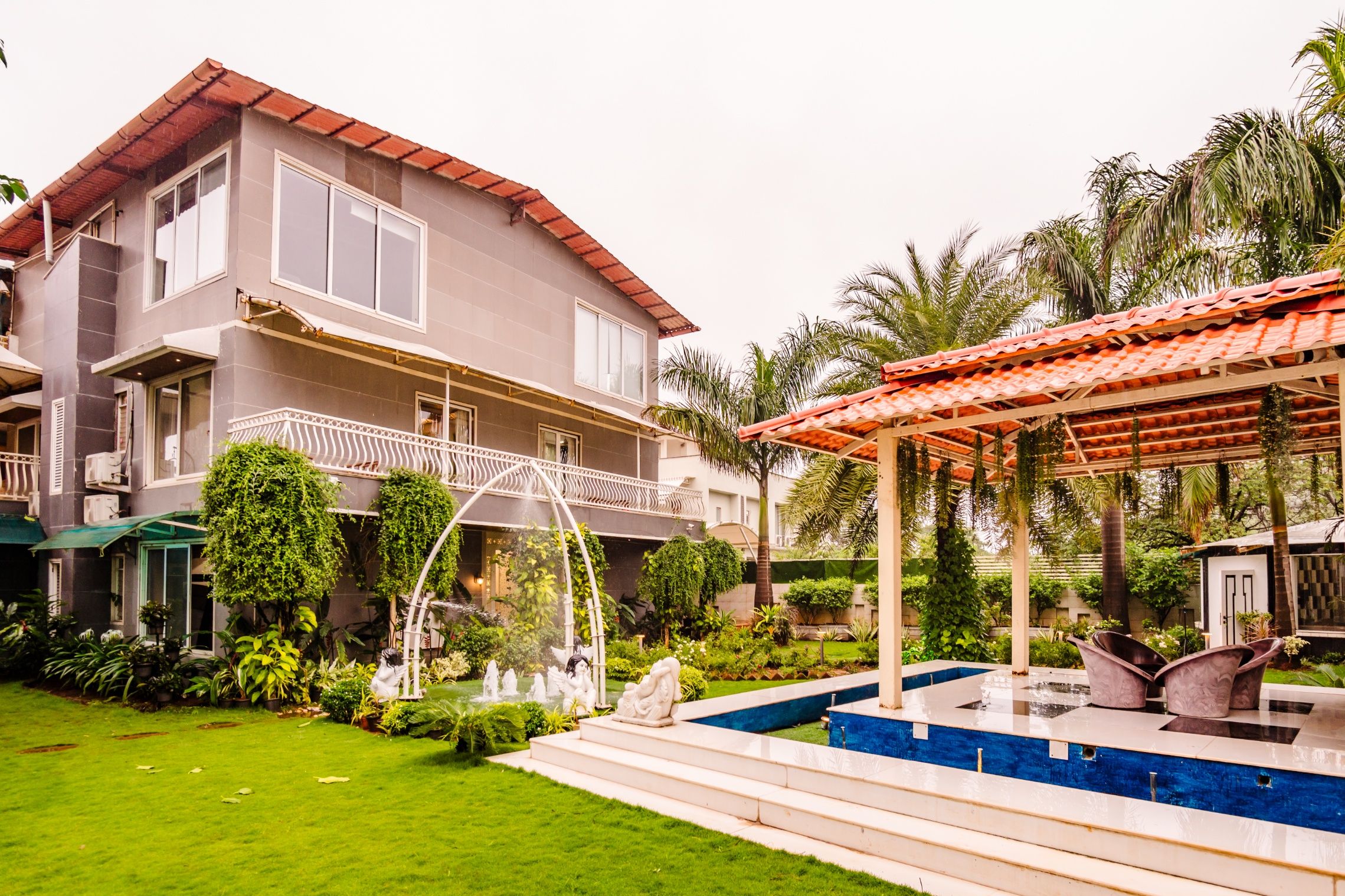 Moonstone Meadows | 9-BHK Retreat With Private Pool, Garden, Gazebo & Jacuzzi