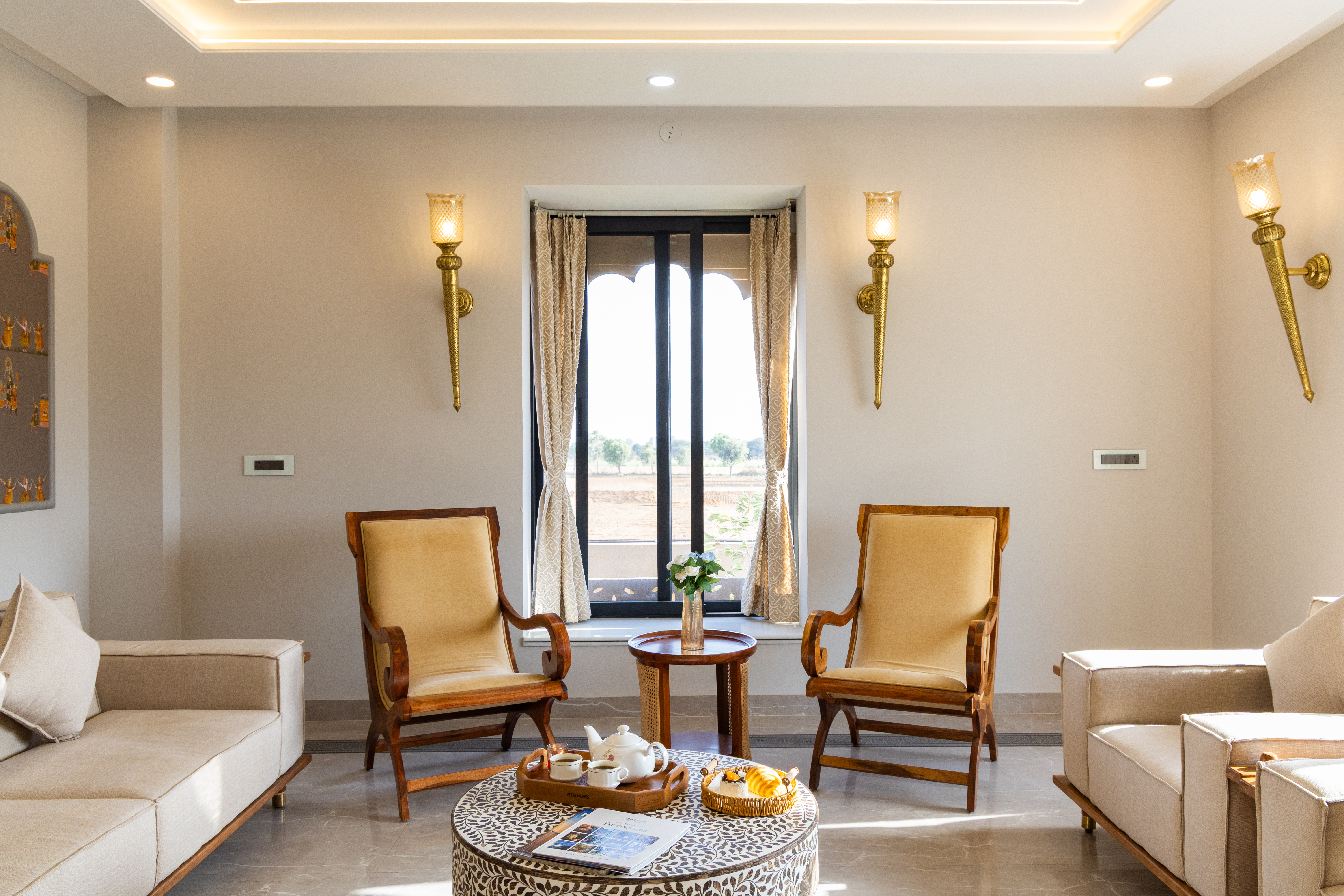 Nirvana Farms | Heritage-Style 5-BHK Farmhouse with Private Pool, Lounge Area and Garden — photo 25