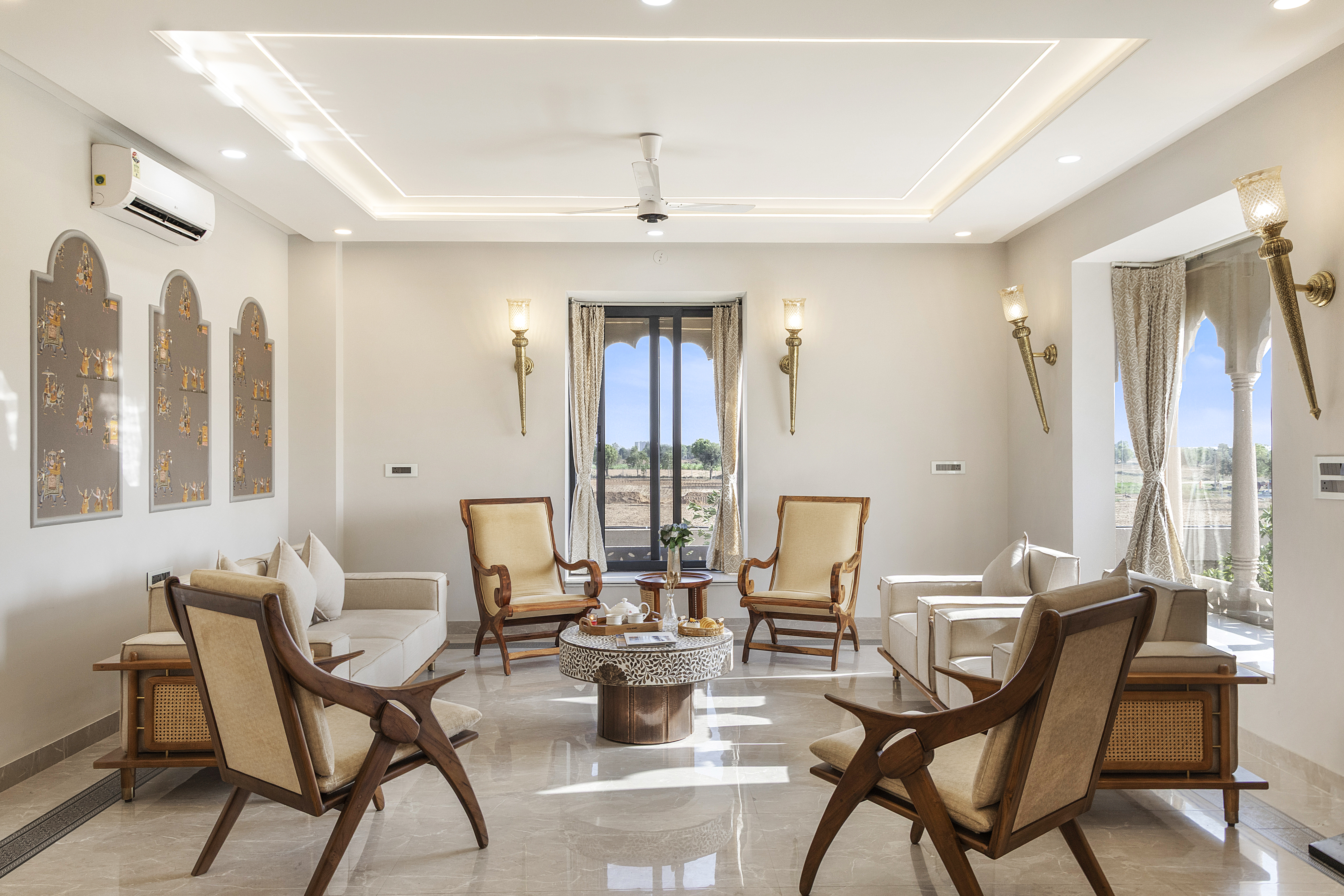 Nirvana Farms | Heritage-Style 5-BHK Farmhouse with Private Pool, Lounge Area and Garden — photo 3