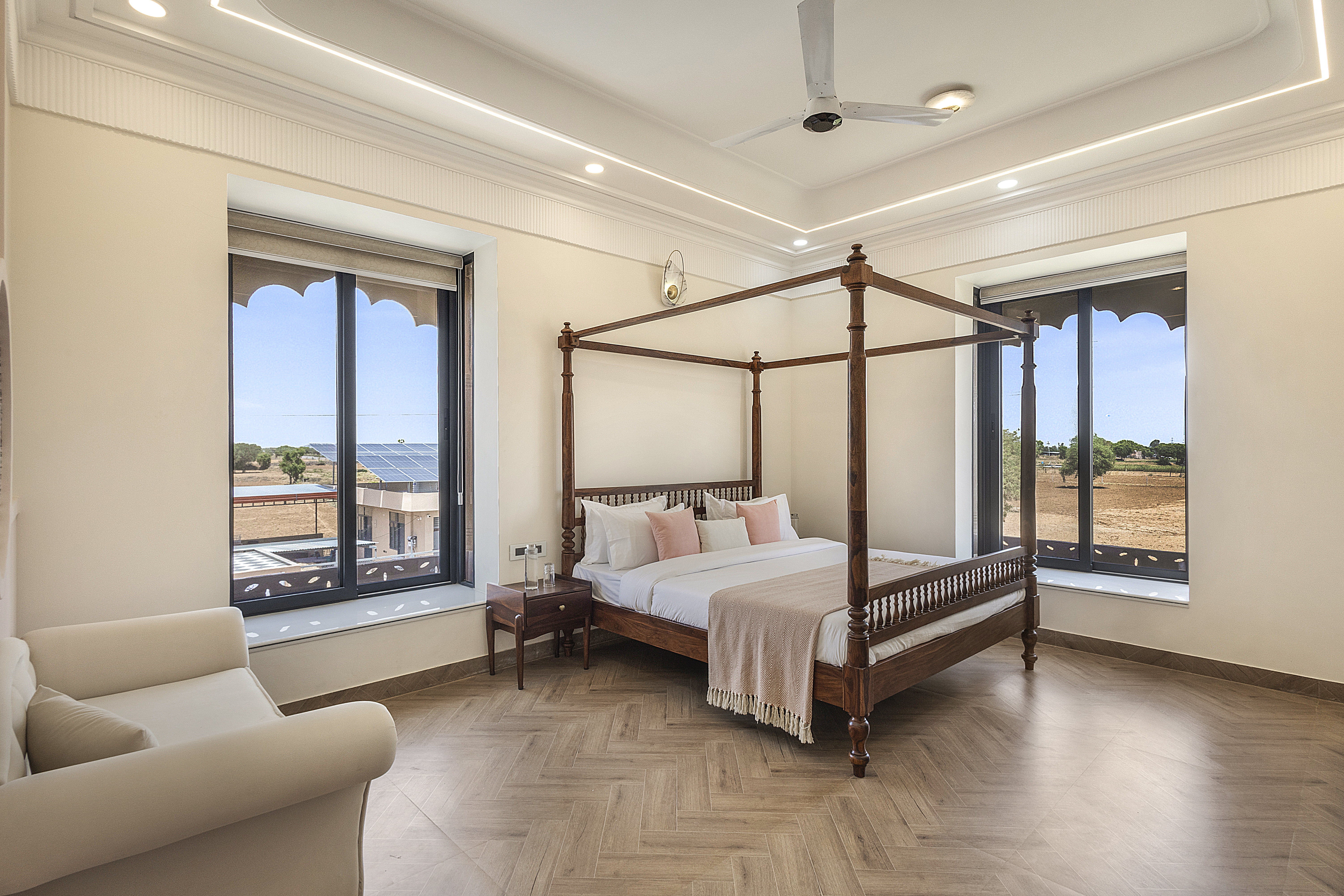 Nirvana Farms | Heritage-Style 5-BHK Farmhouse with Private Pool, Lounge Area and Garden — photo 16
