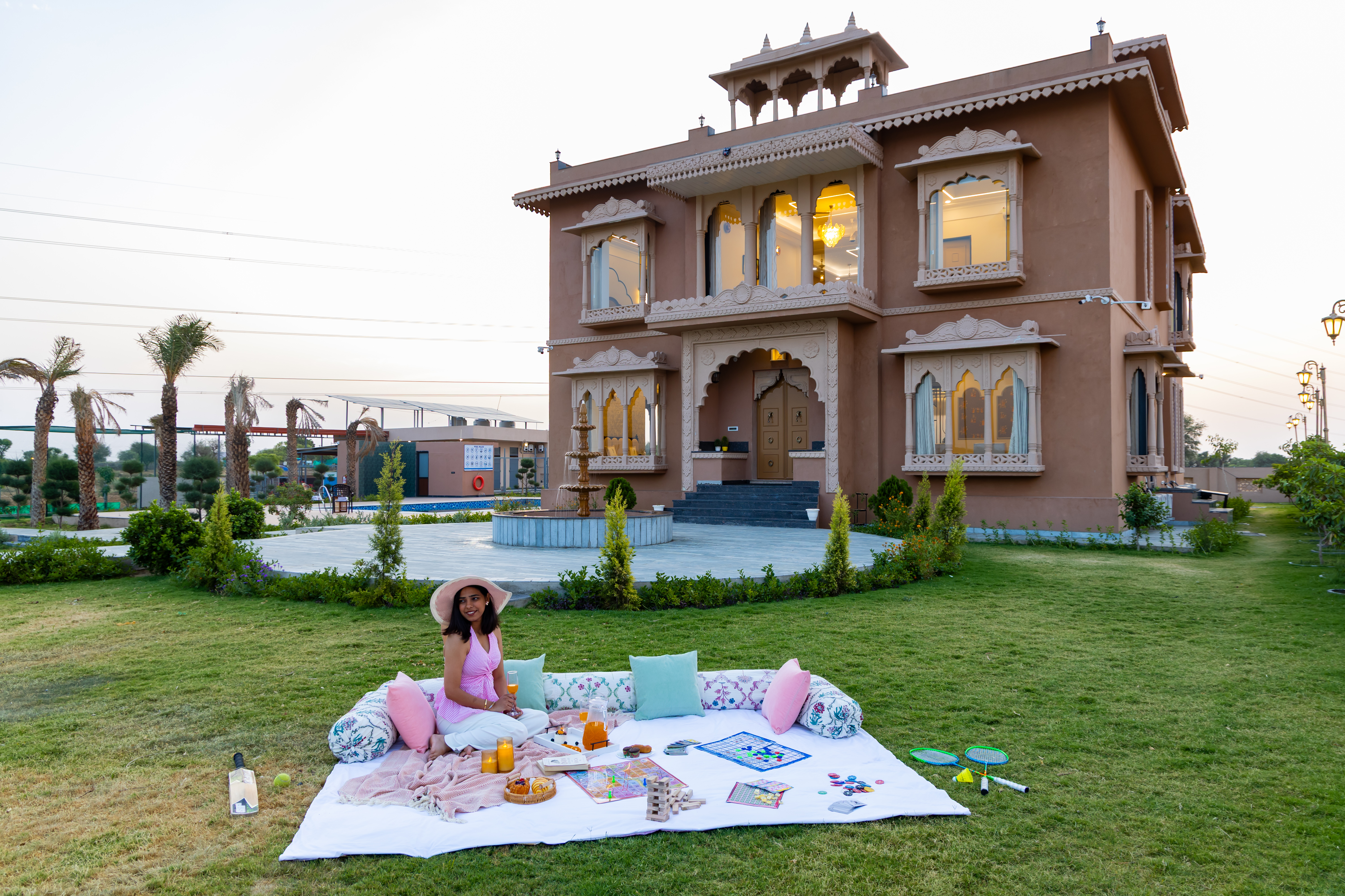 Nirvana Farms | Heritage-Style 5-BHK Farmhouse with Private Pool, Lounge Area and Garden — photo 5