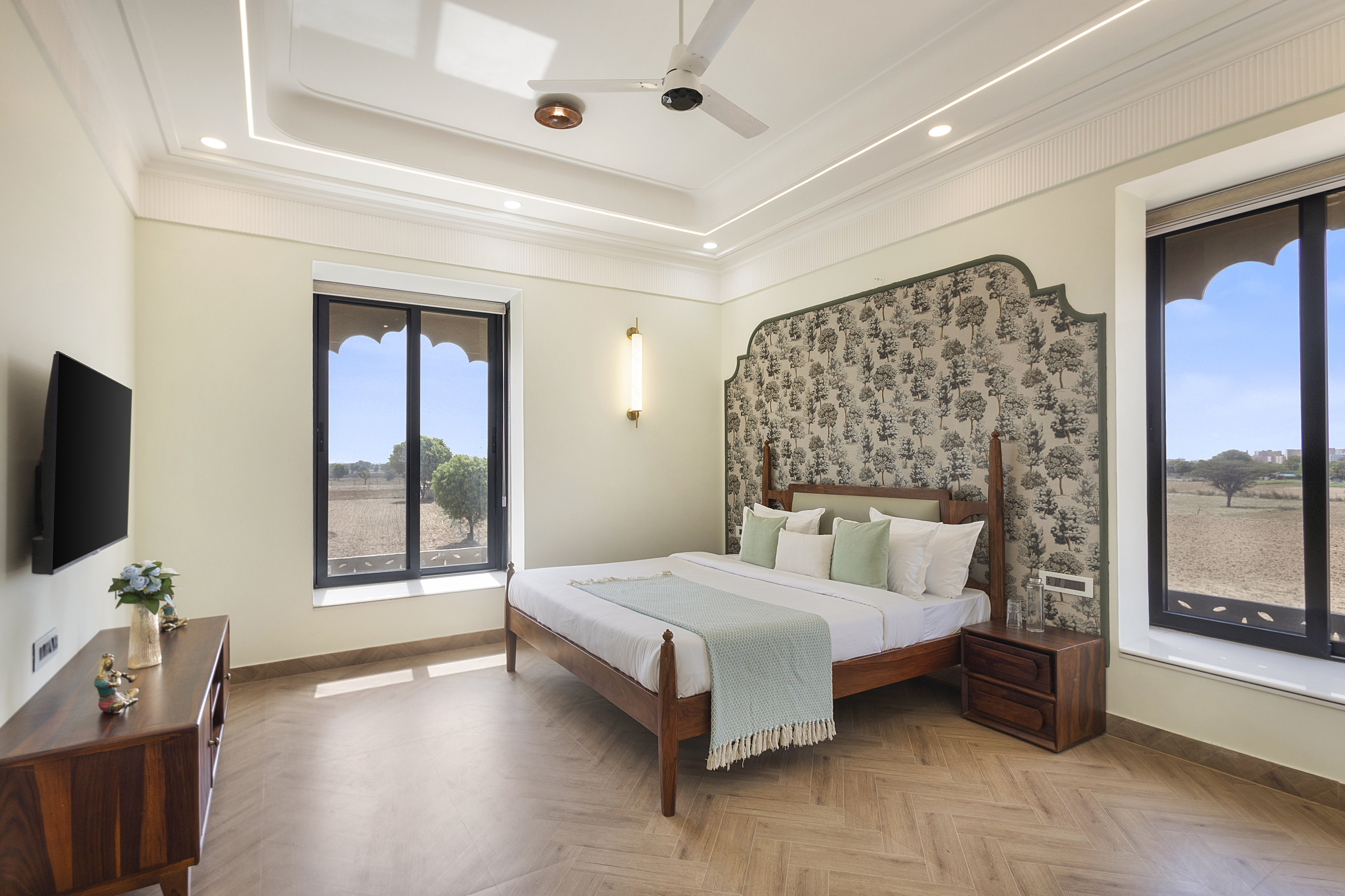 Nirvana Farms | Heritage-Style 5-BHK Farmhouse with Private Pool, Lounge Area and Garden — photo 19