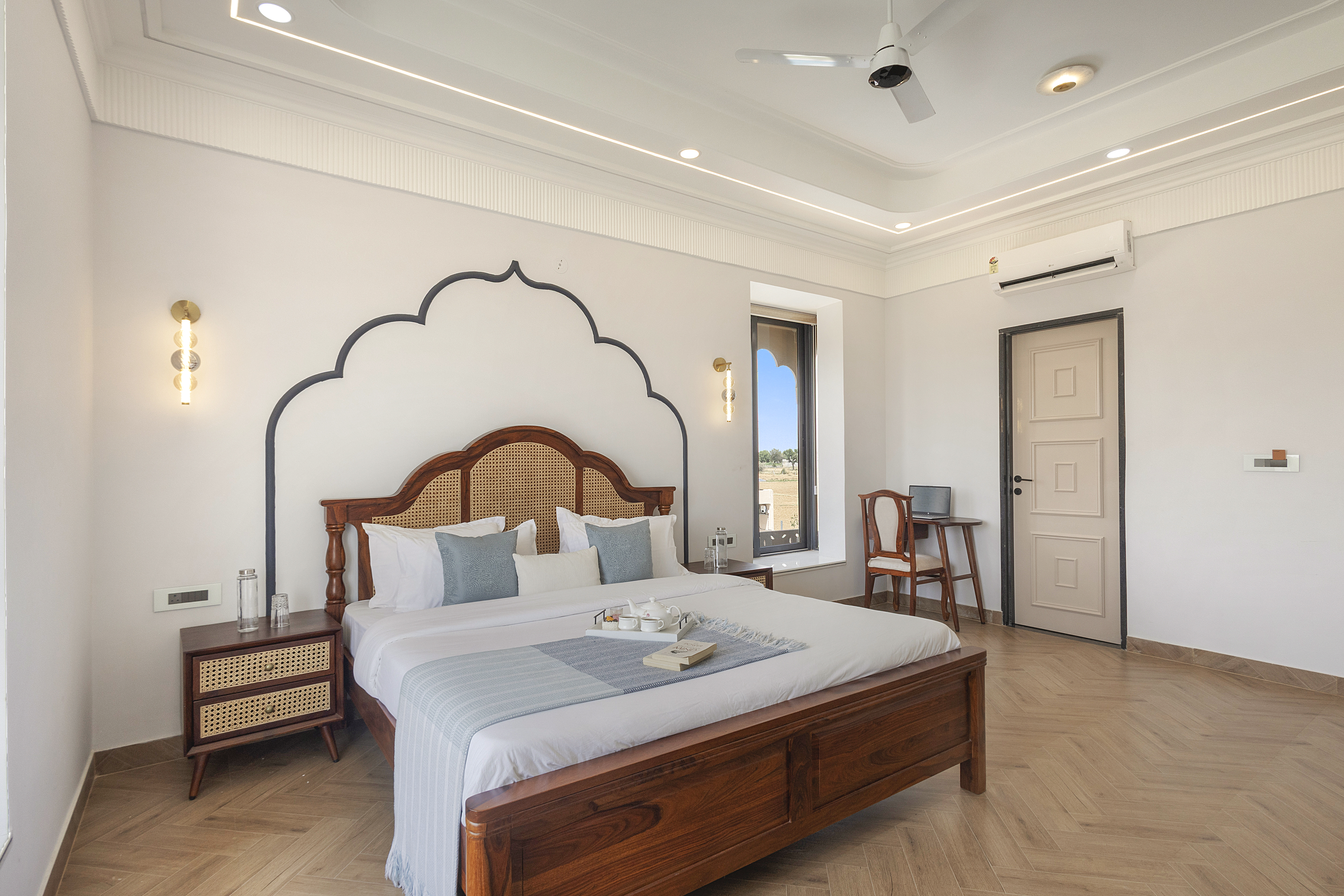 Nirvana Farms | Heritage-Style 5-BHK Farmhouse with Private Pool, Lounge Area and Garden — photo 30