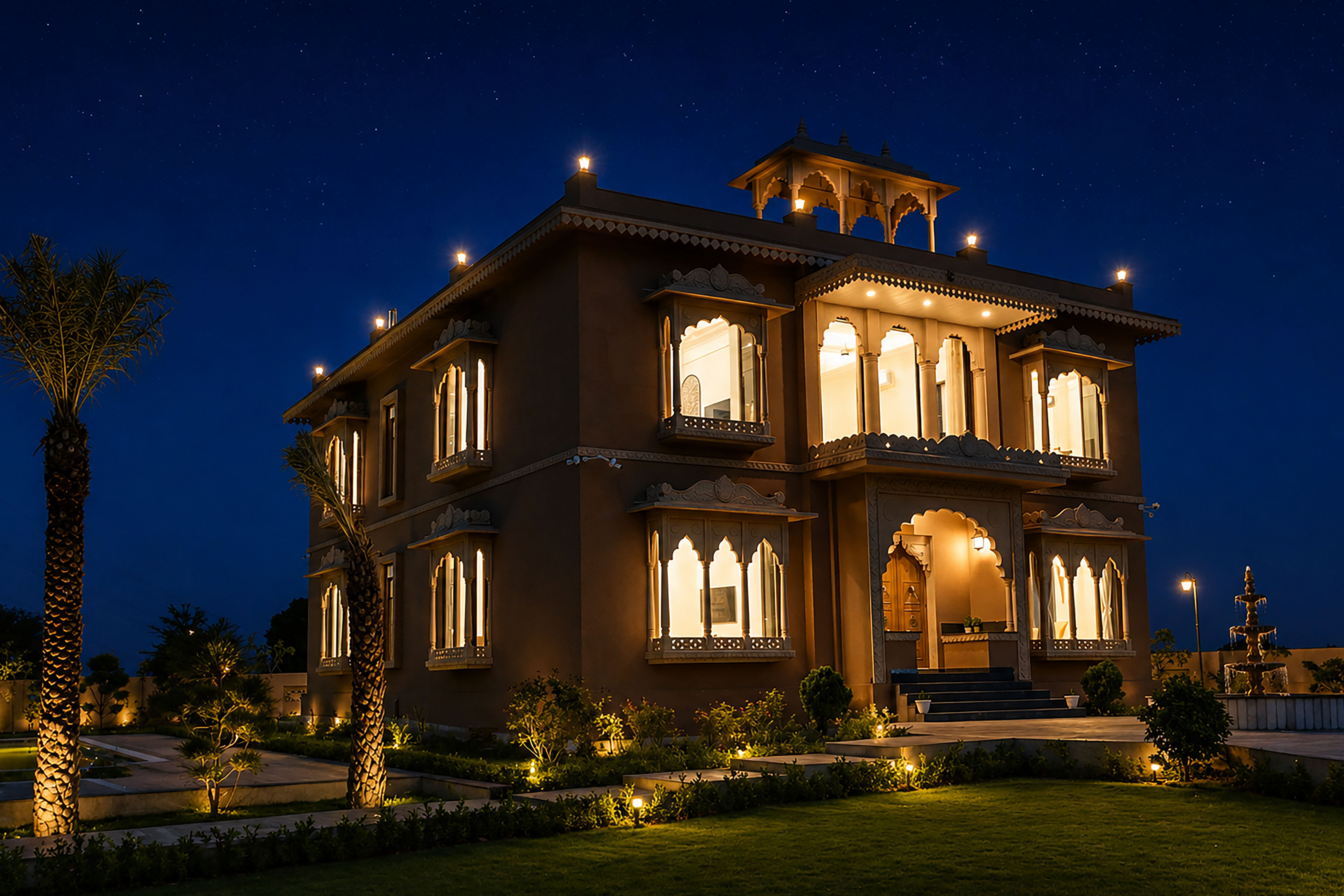 Nirvana Farms | Heritage-Style 5-BHK Farmhouse with Private Pool, Lounge Area and Garden — photo 28