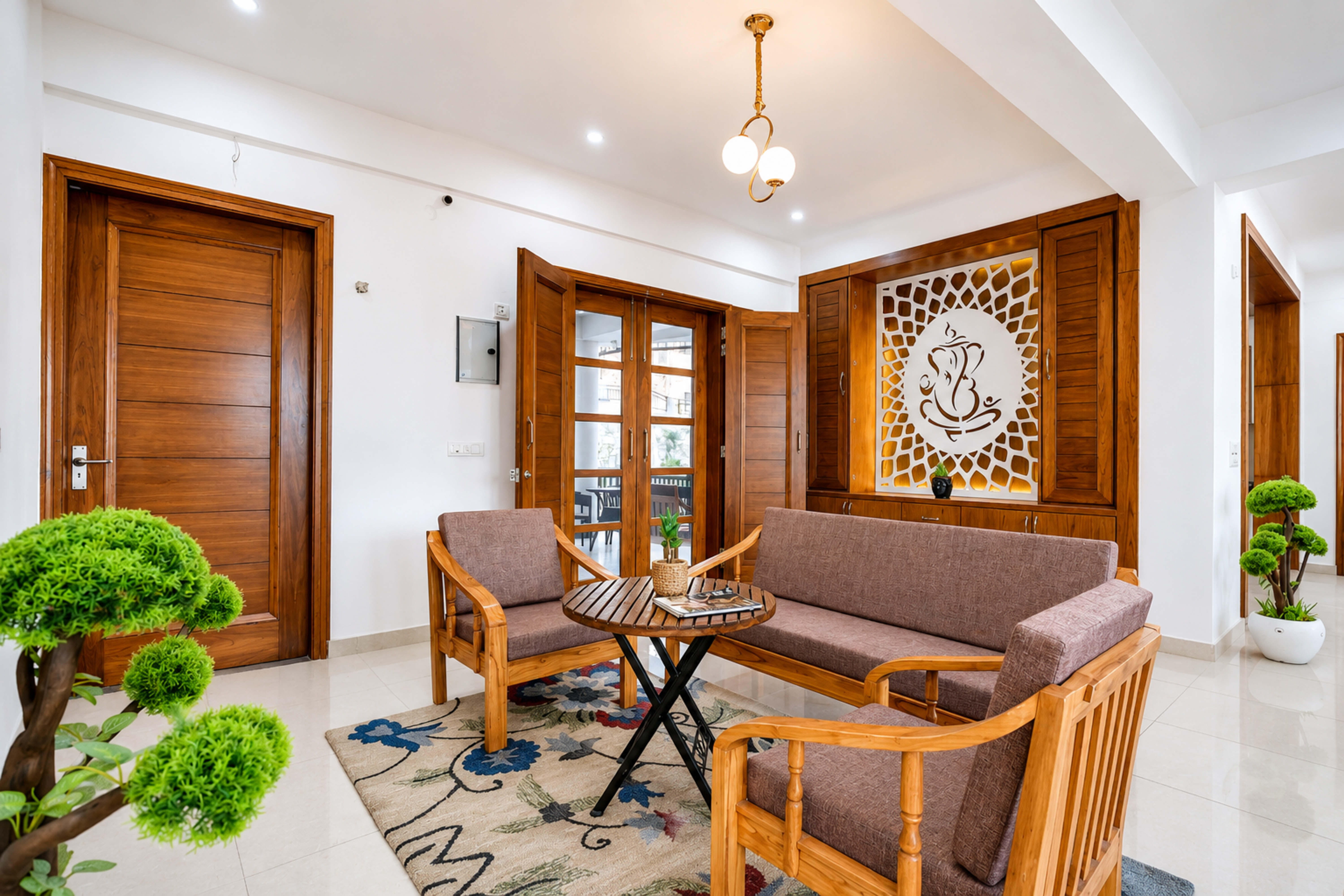 Mist & Manor Cedar | Pet-friendly 3-BHK Apartment with Shared Game Zone, Outdoor Seating & Scenic Views — photo 5