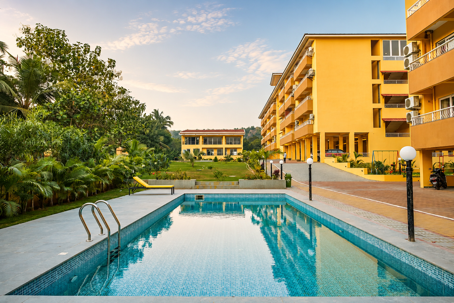 Veera Marina | Charming 2-BHK Apt With Common Pools, Clubhouse & Lift — photo 2