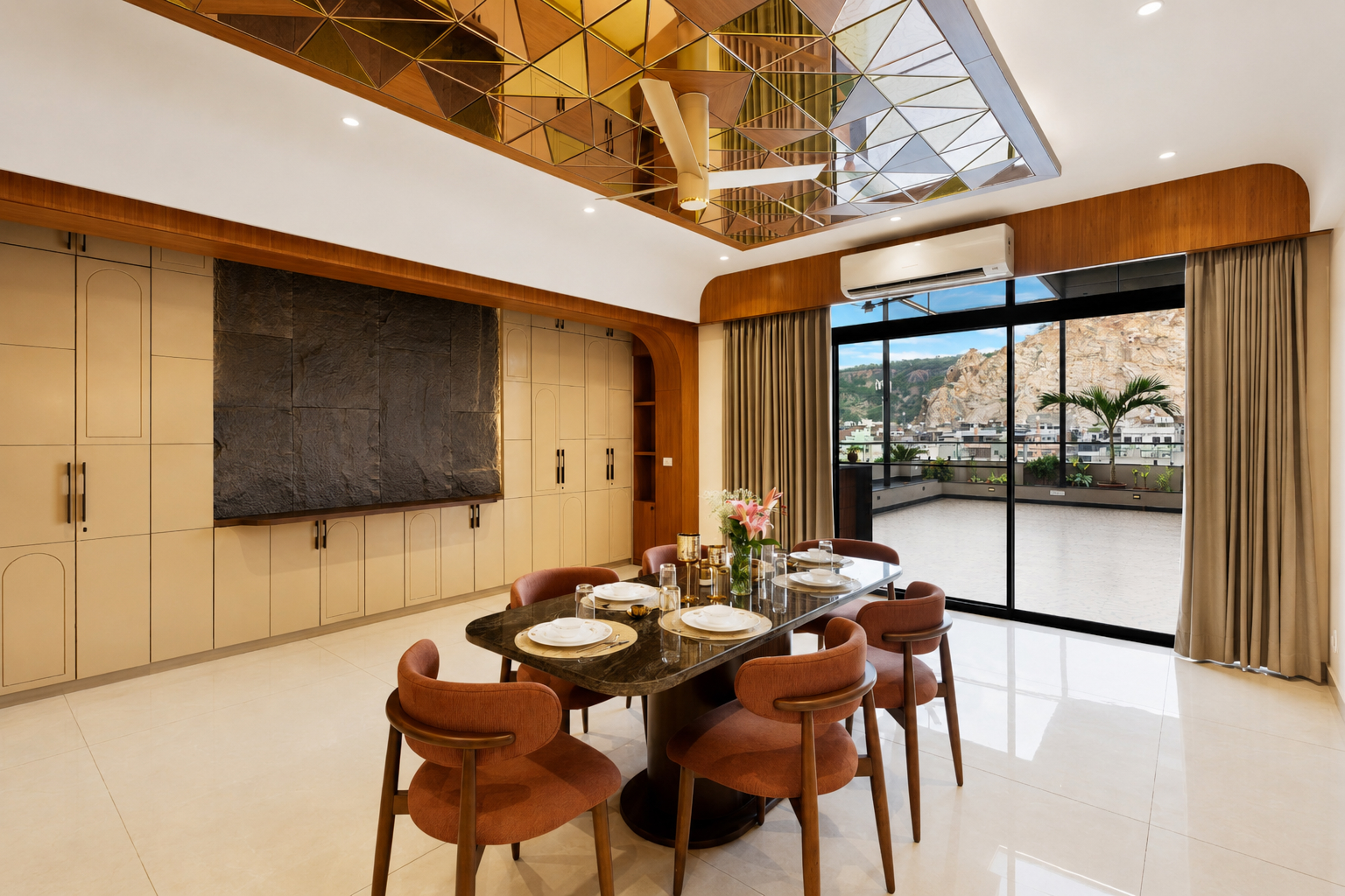GIRI Penthouse | 2-BHK Penthouse with Terrace, Open-air bar, Lounge, Outdoor jacuzzi & Aravalli Views — photo 11