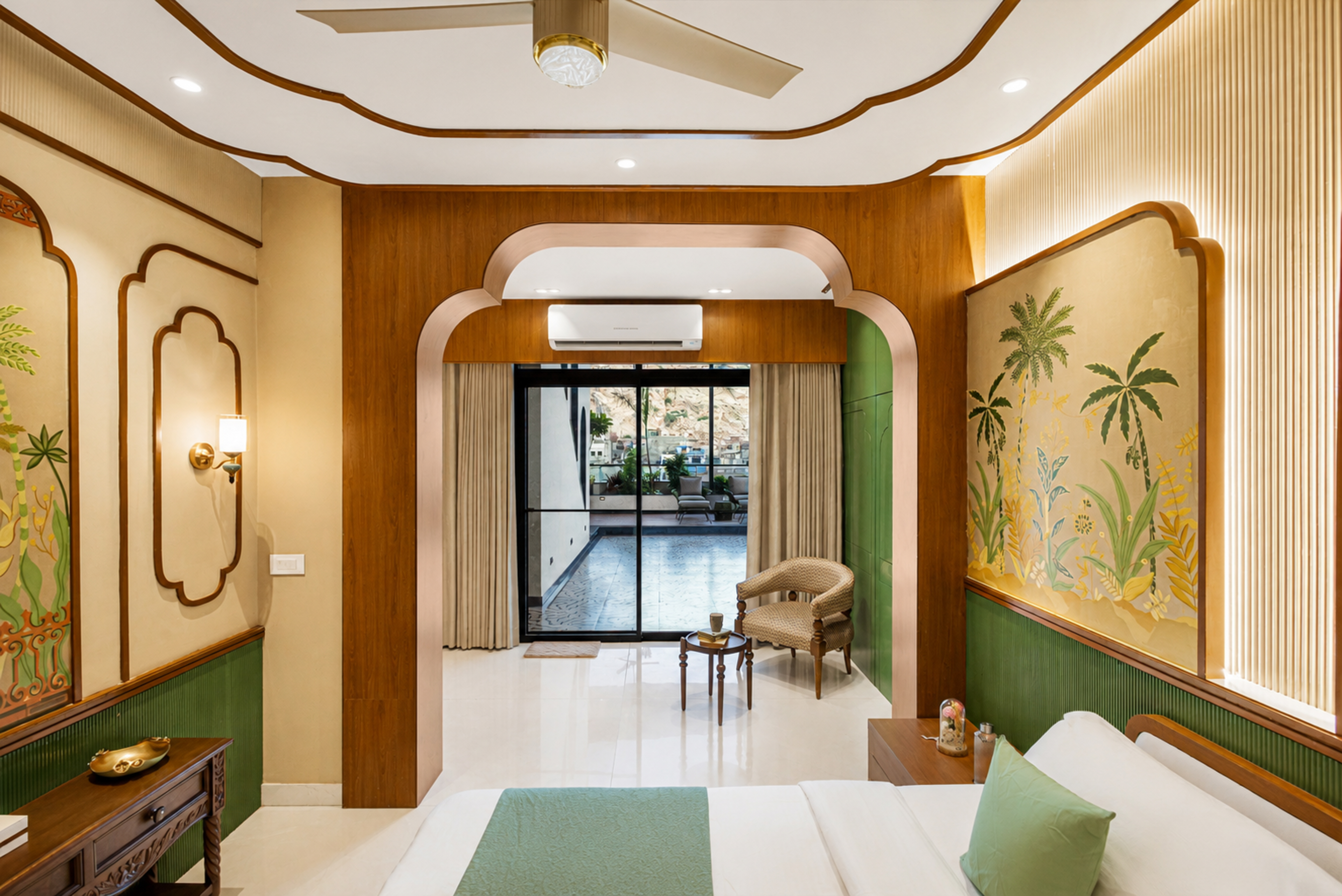 GIRI Penthouse | 2-BHK Penthouse with Terrace, Open-air bar, Lounge, Outdoor jacuzzi & Aravalli Views — photo 14