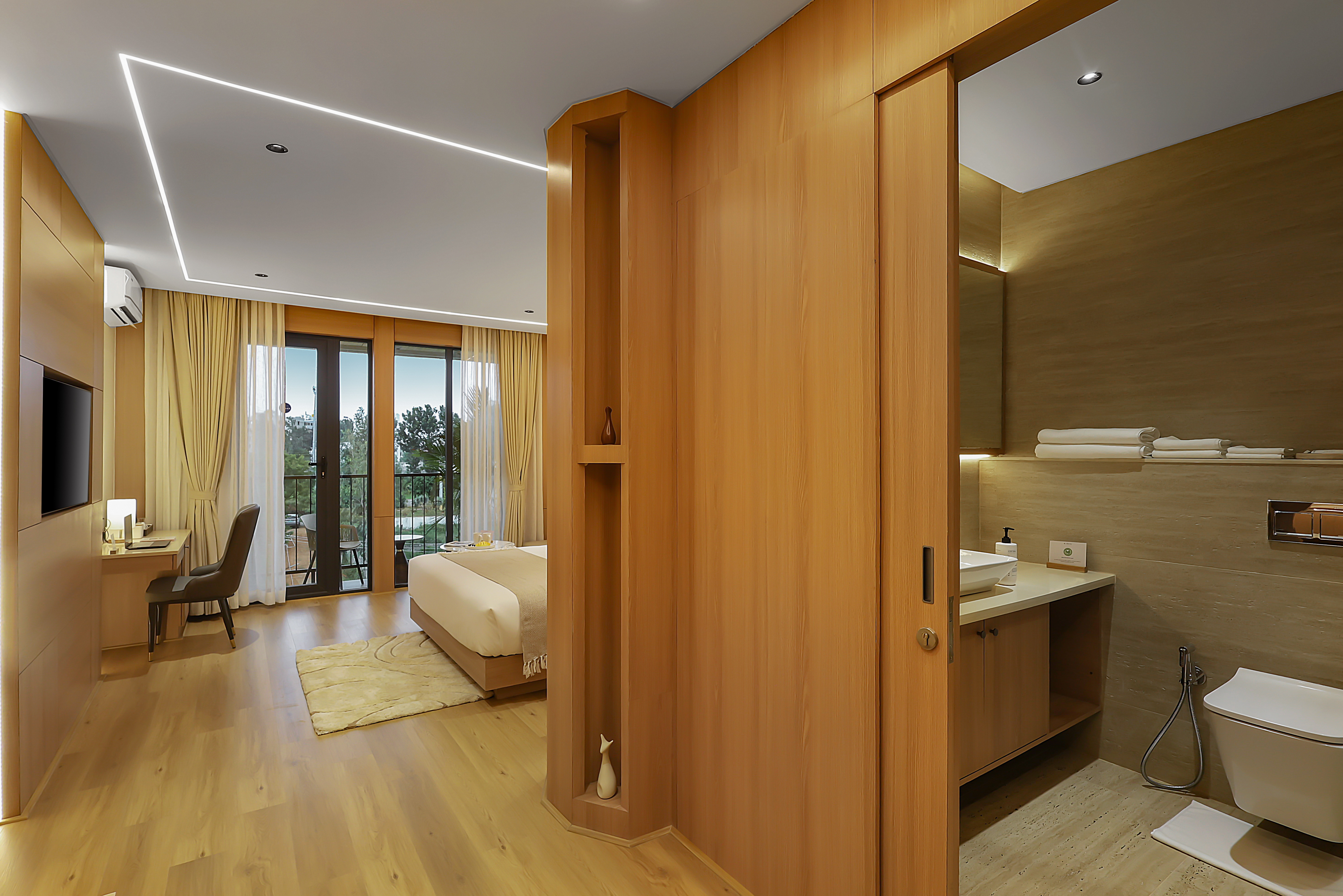 Savian Suites Azure | Premium Room with Balcony in a Business Hotel in Chikkajala, Close to Major Restaurants, Bars & Clubs — photo 12