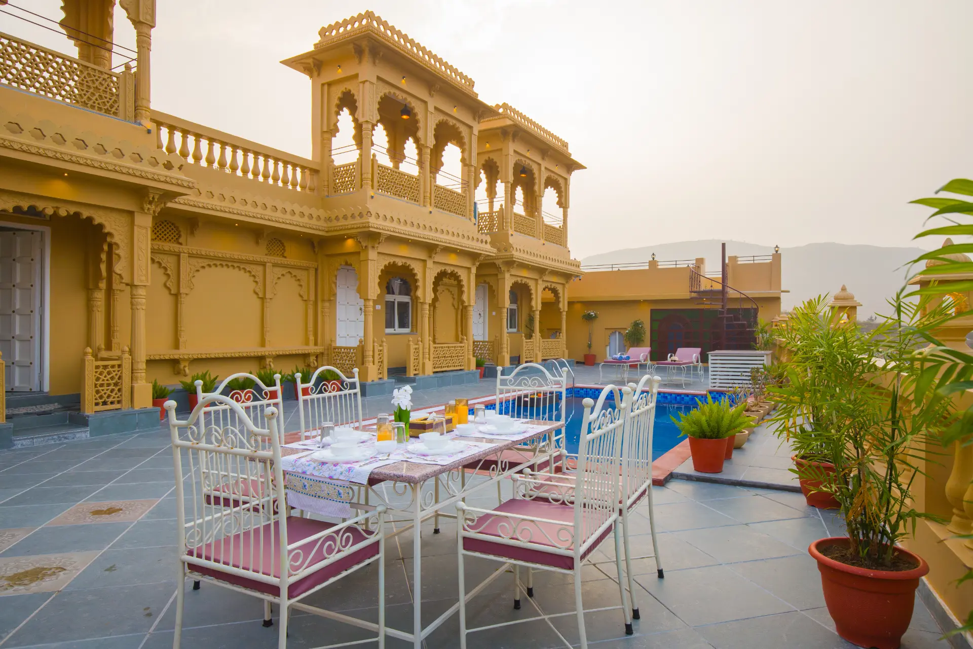 Amber Royale | Heritage 3-BHK Villa With Private Pool, Garden & Terrace — photo 11