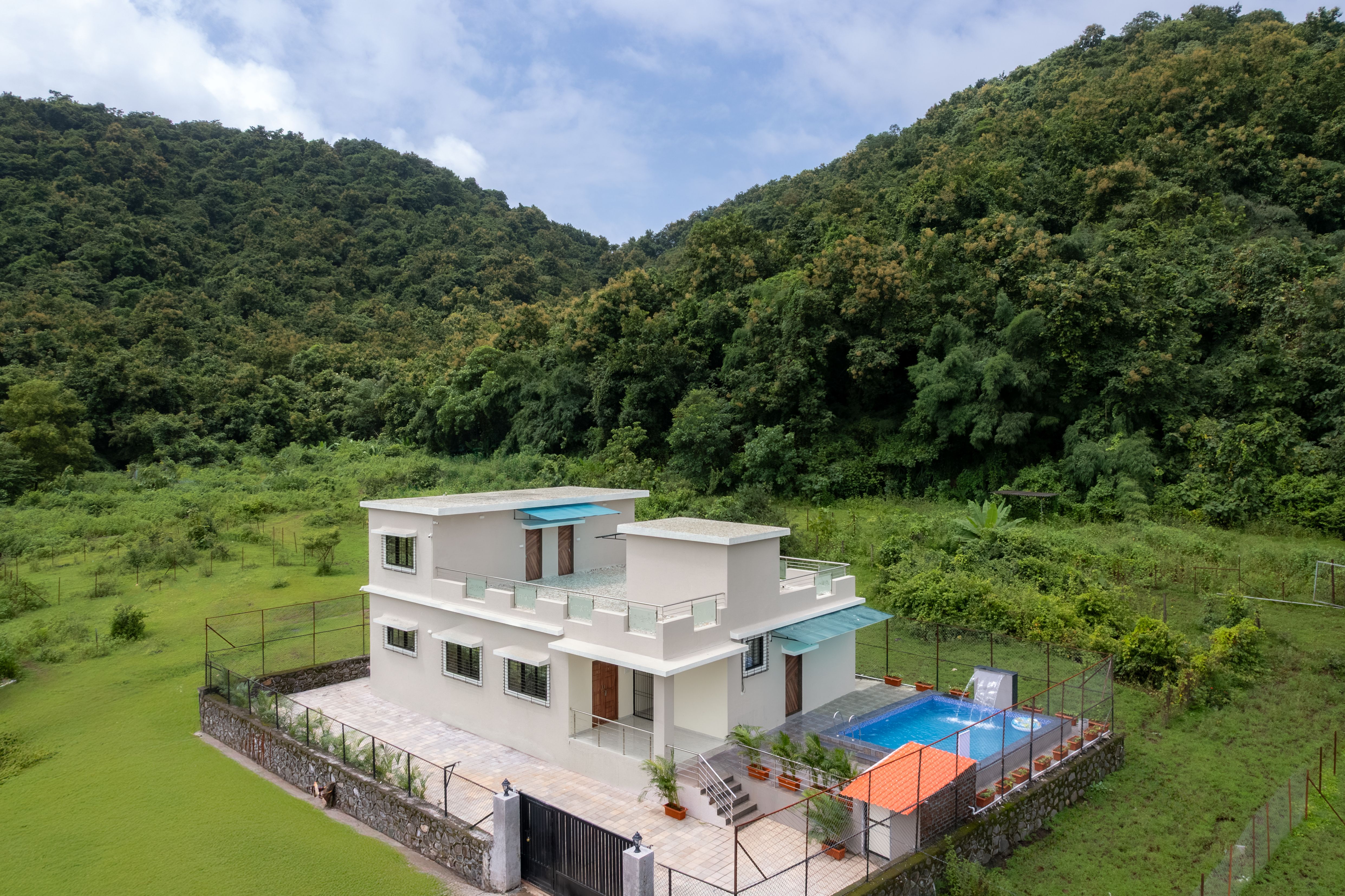 The Fernstead | Hillview 4-BHK Villa With Private Pool & Terrace; Near Major Beaches