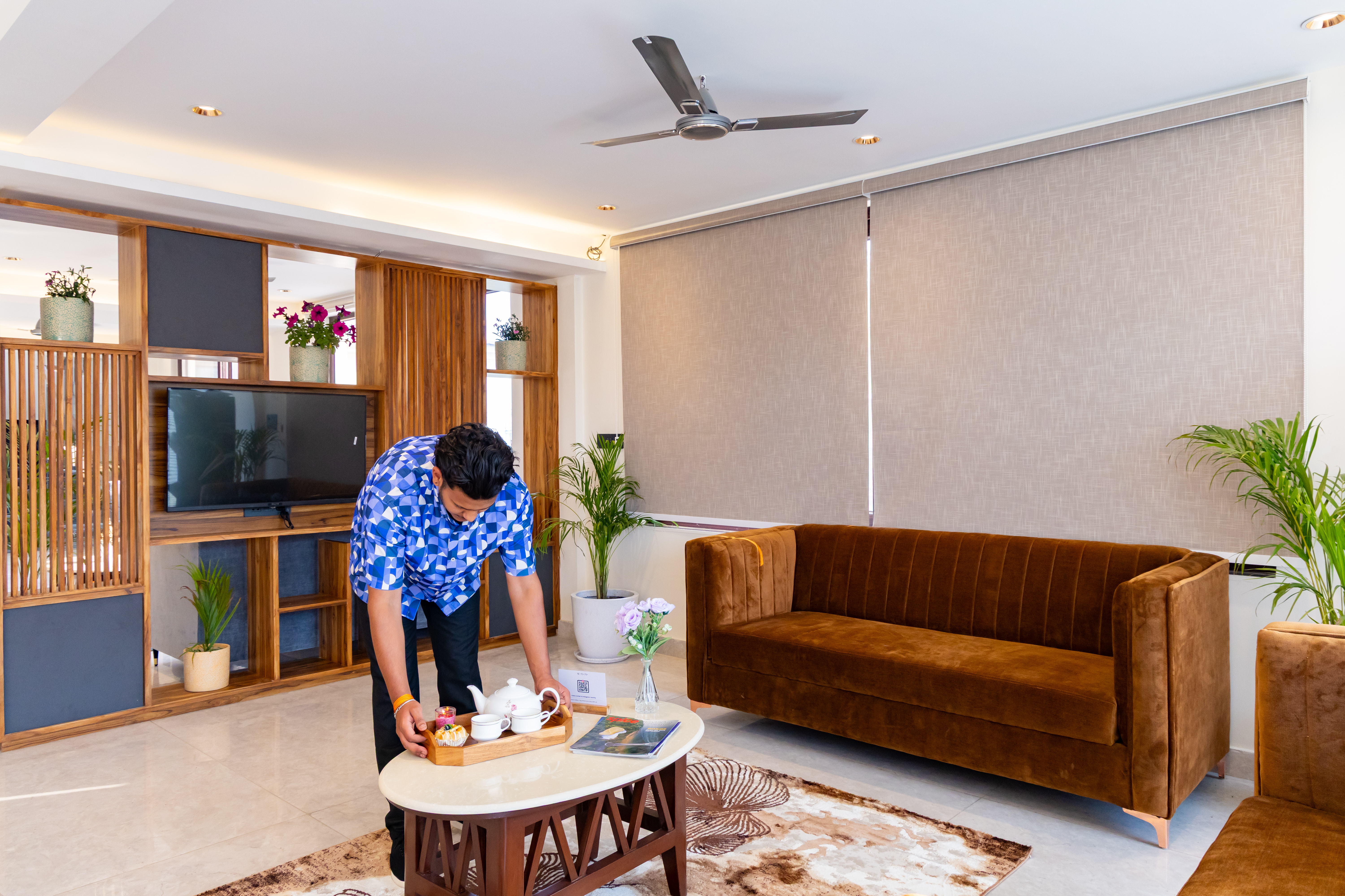 Anandam In The Himalayas Indigo | Suite With Restaurant, Lift & Lounge Near Triveni Ghat — photo 12