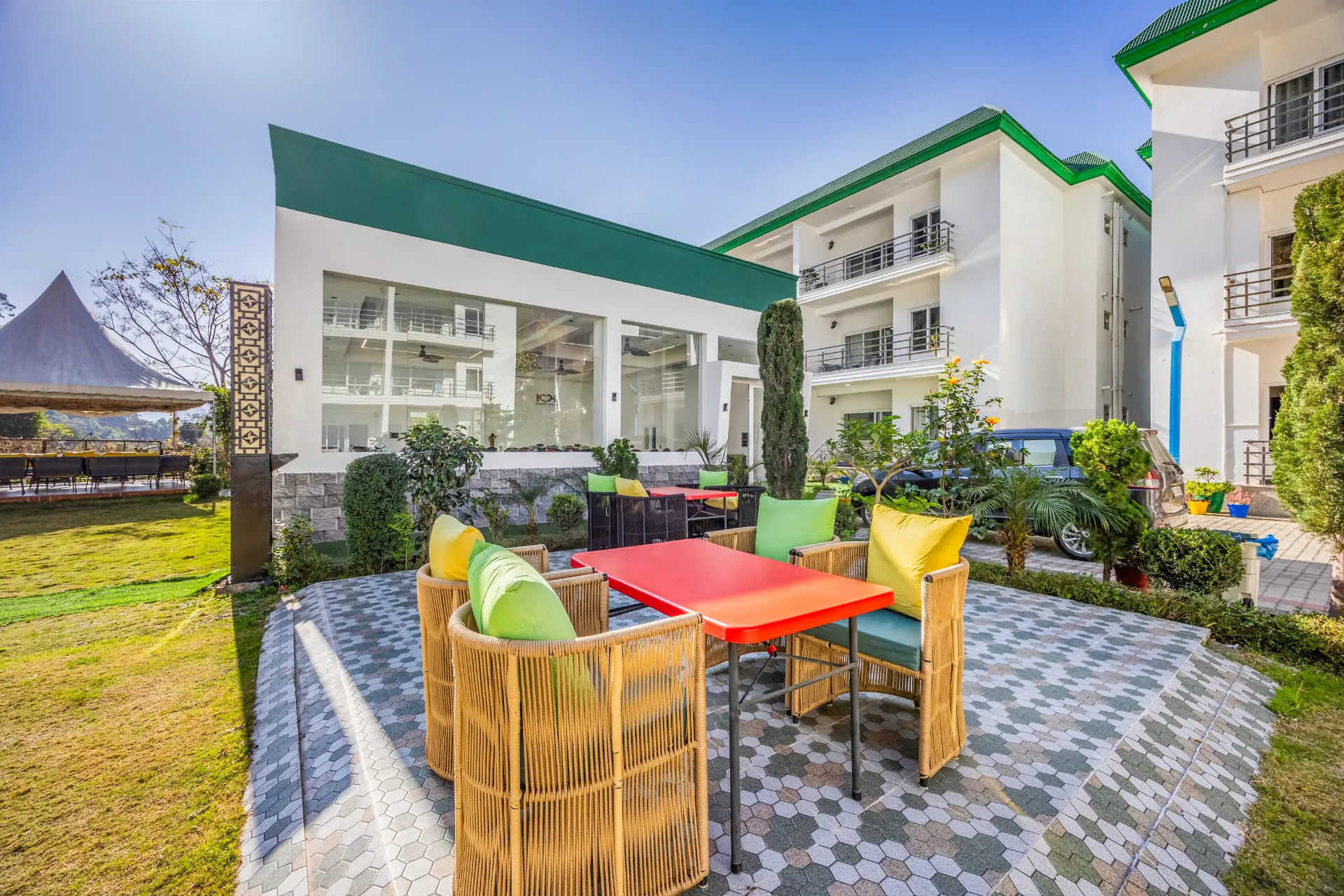 Kingdom Heartz | Elegant Pet-friendly 2-BHK Apartment With Balcony, Common Pool, Common Garden & Restaurant — photo 22