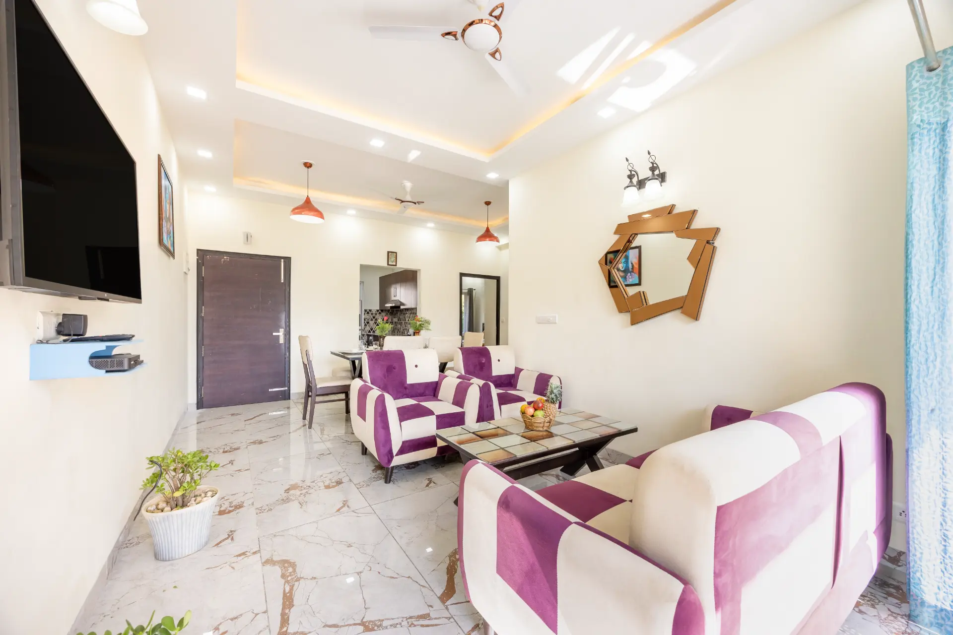Kingdom Heartz | Elegant Pet-friendly 2-BHK Apartment With Balcony, Common Pool, Common Garden & Restaurant — photo 16