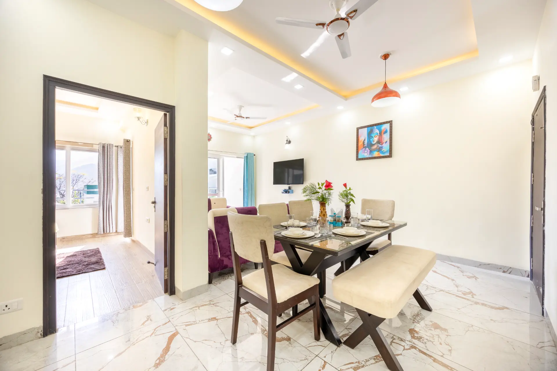Kingdom Heartz | Elegant Pet-friendly 2-BHK Apartment With Balcony, Common Pool, Common Garden & Restaurant — photo 20
