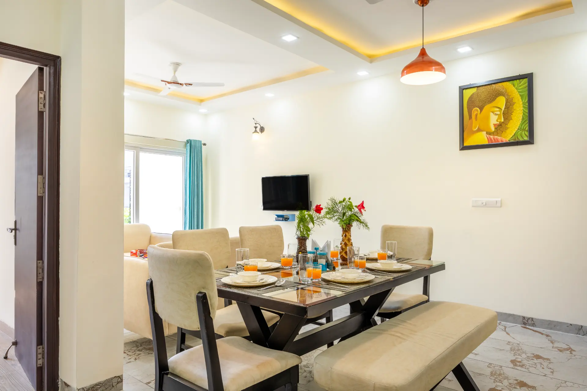 Kingdom Heartz | Elegant Pet-friendly 2-BHK Apartment With Balcony, Common Pool, Common Garden & Restaurant — photo 21