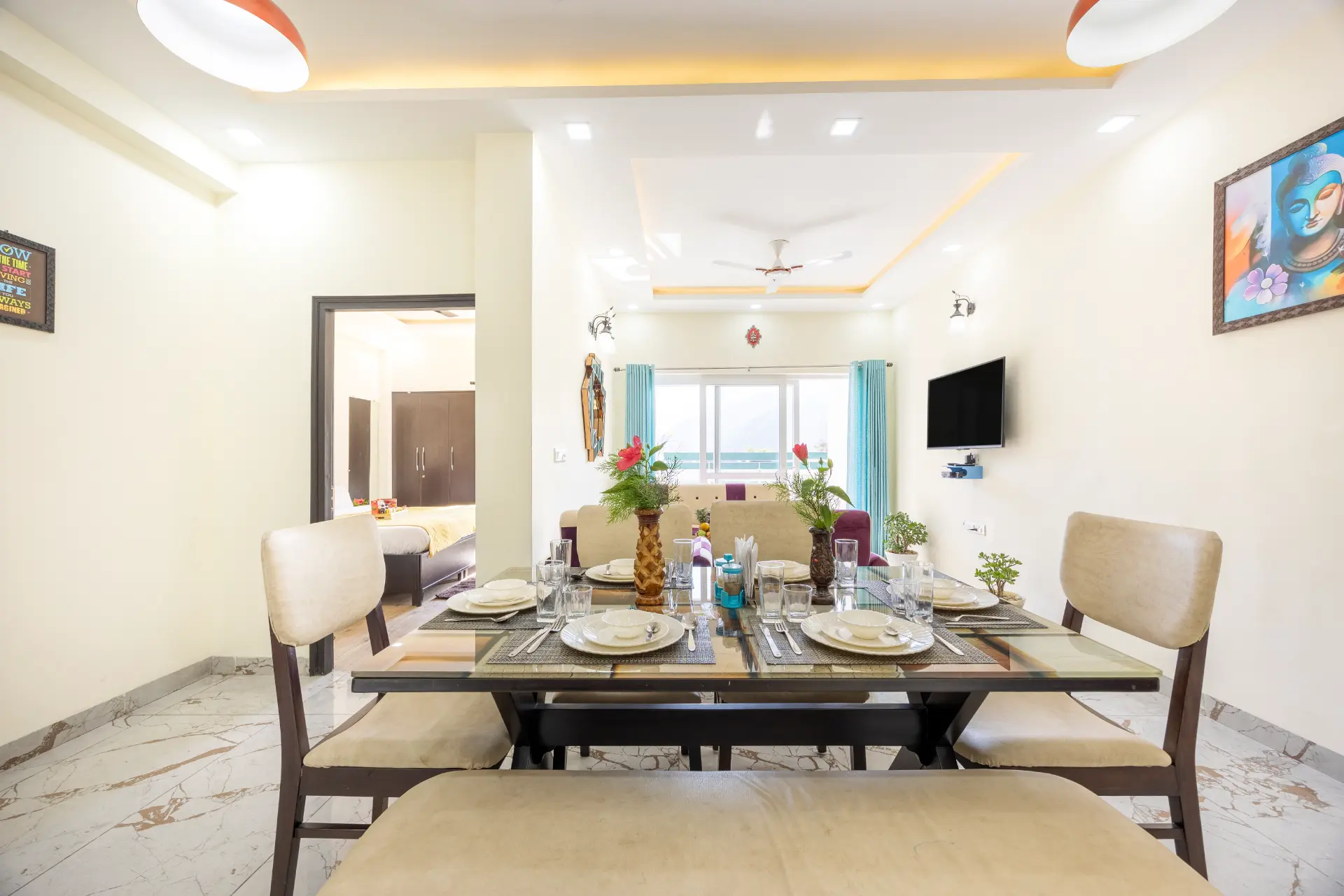Kingdom Heartz | Elegant Pet-friendly 2-BHK Apartment With Balcony, Common Pool, Common Garden & Restaurant — photo 19