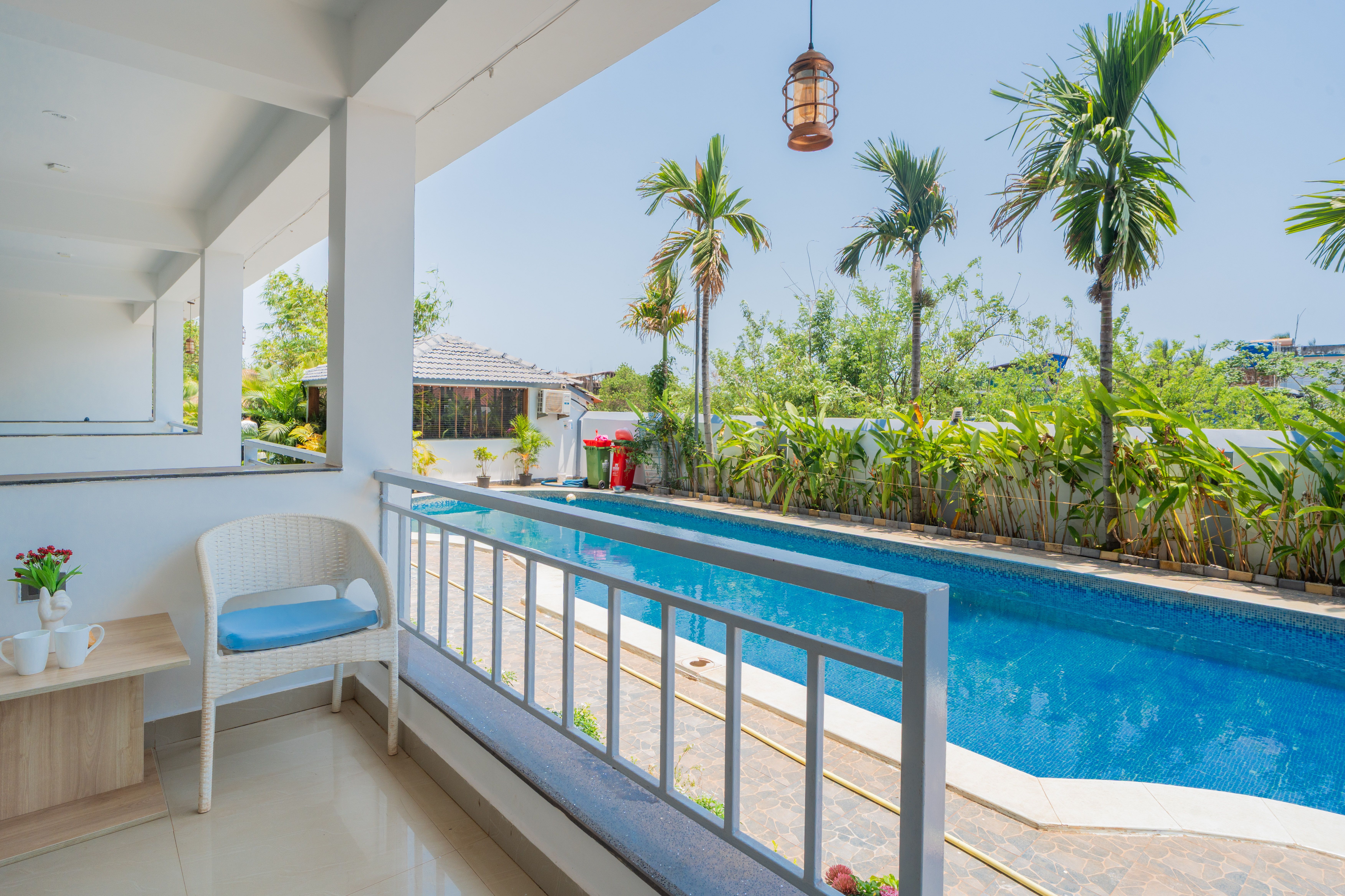 Gracias Aquora | 1-Room Retreat With Private Balcony, Shared Pool, & Restros, Close to Ashvem Beach — photo 29