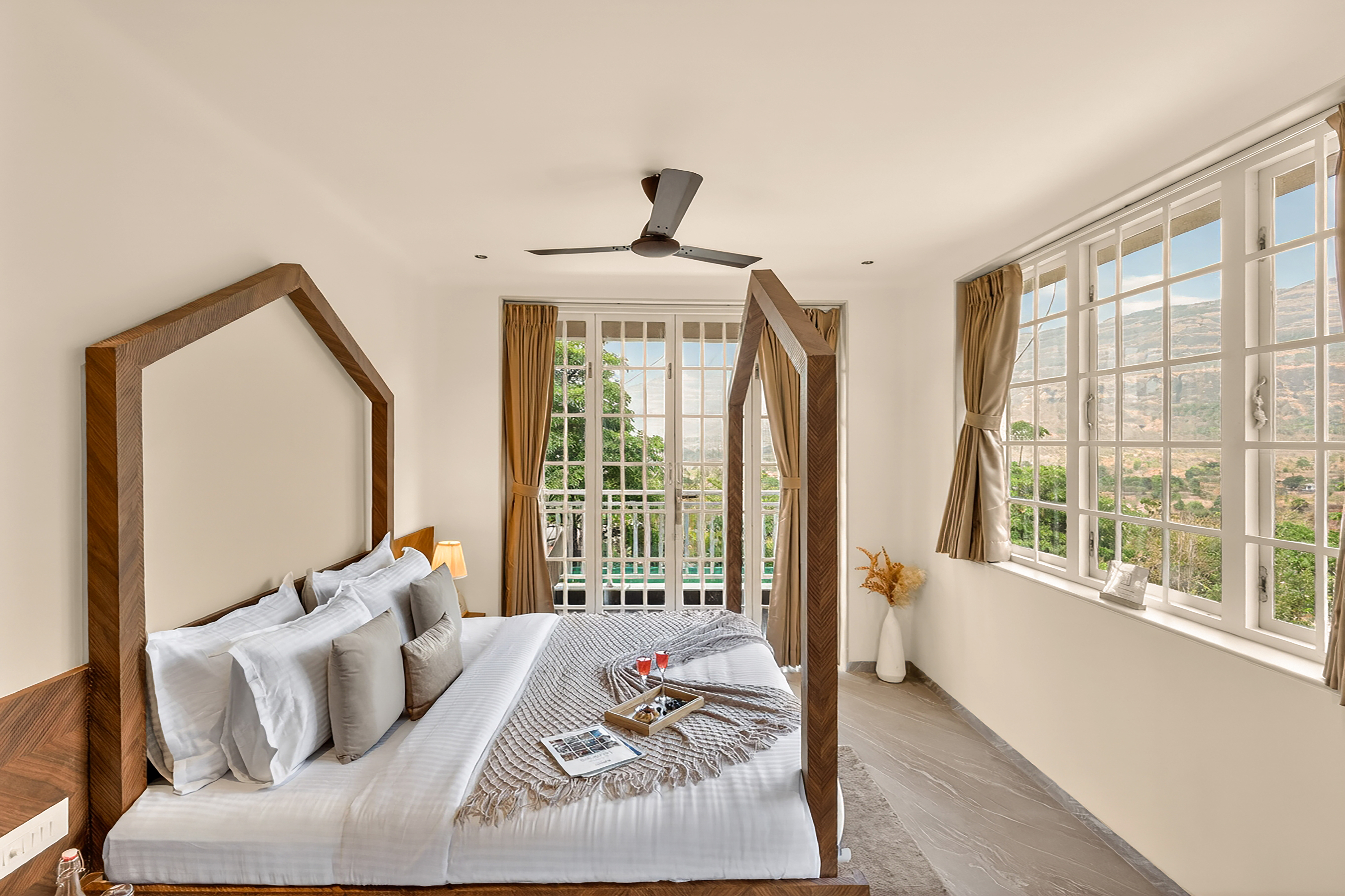 Heavenly Homes Villa | 2-BHK Villa with Private Pool, Garden & 360° Panoramic Hill Views Near Sahyadri Waterfall — photo 21