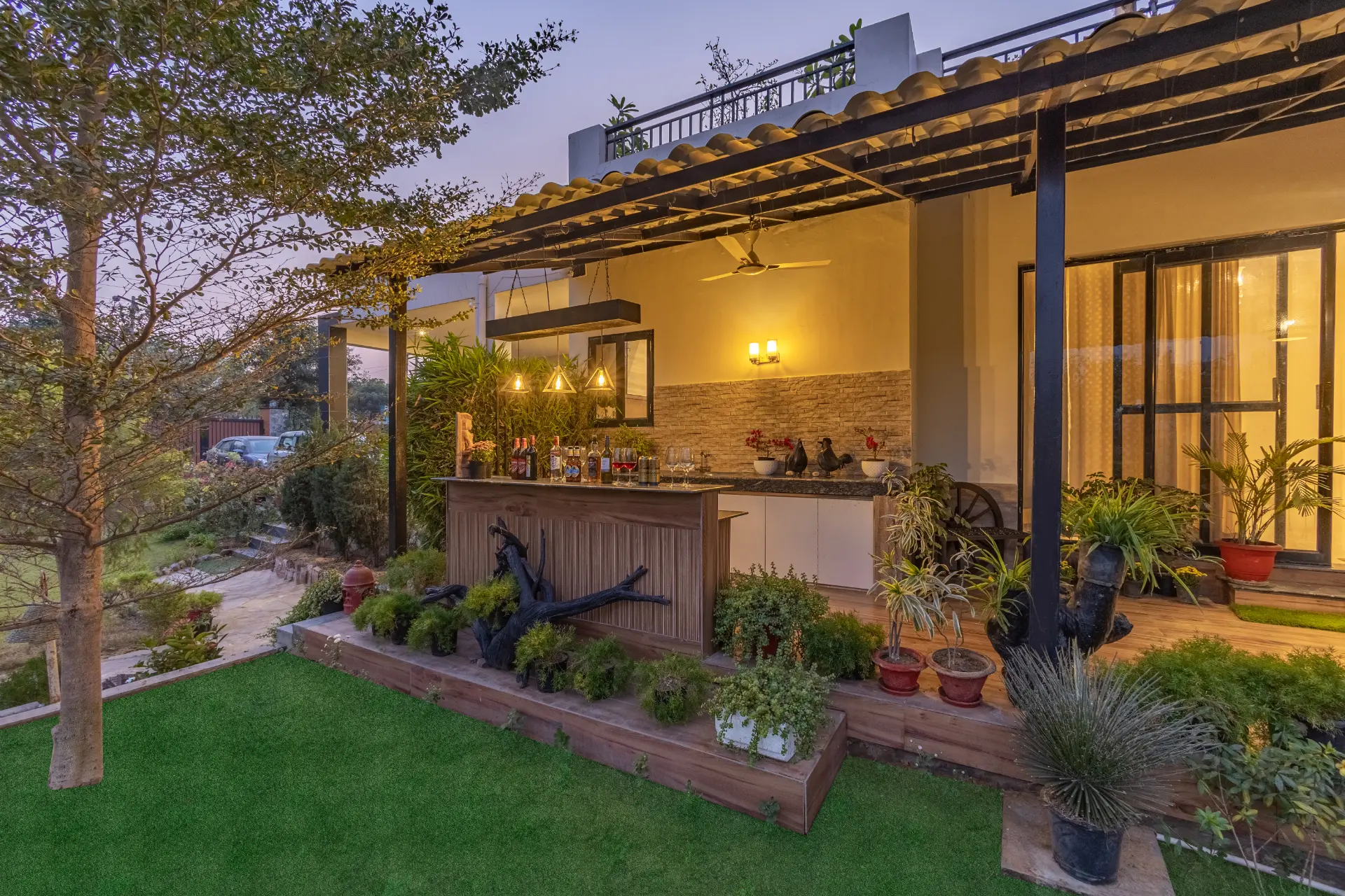 Dacha | Serene 3-BHK Escape With Garden, Jacuzzi & Outdoor Bar — photo 2