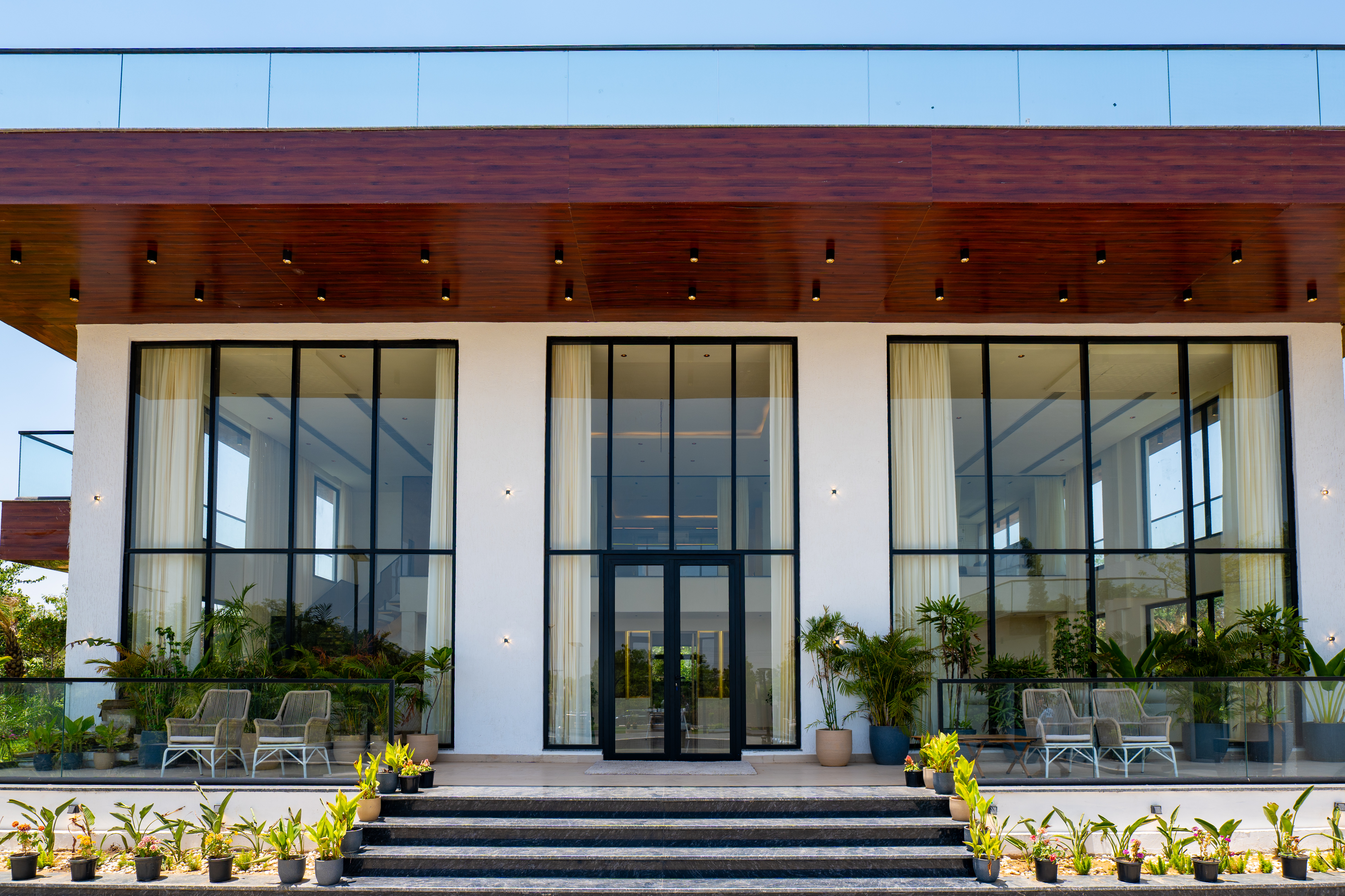 ASK Farms | Refined 4-BHK villa with Theatre Lounge, Pool & Fire BBQ Deck — photo 12