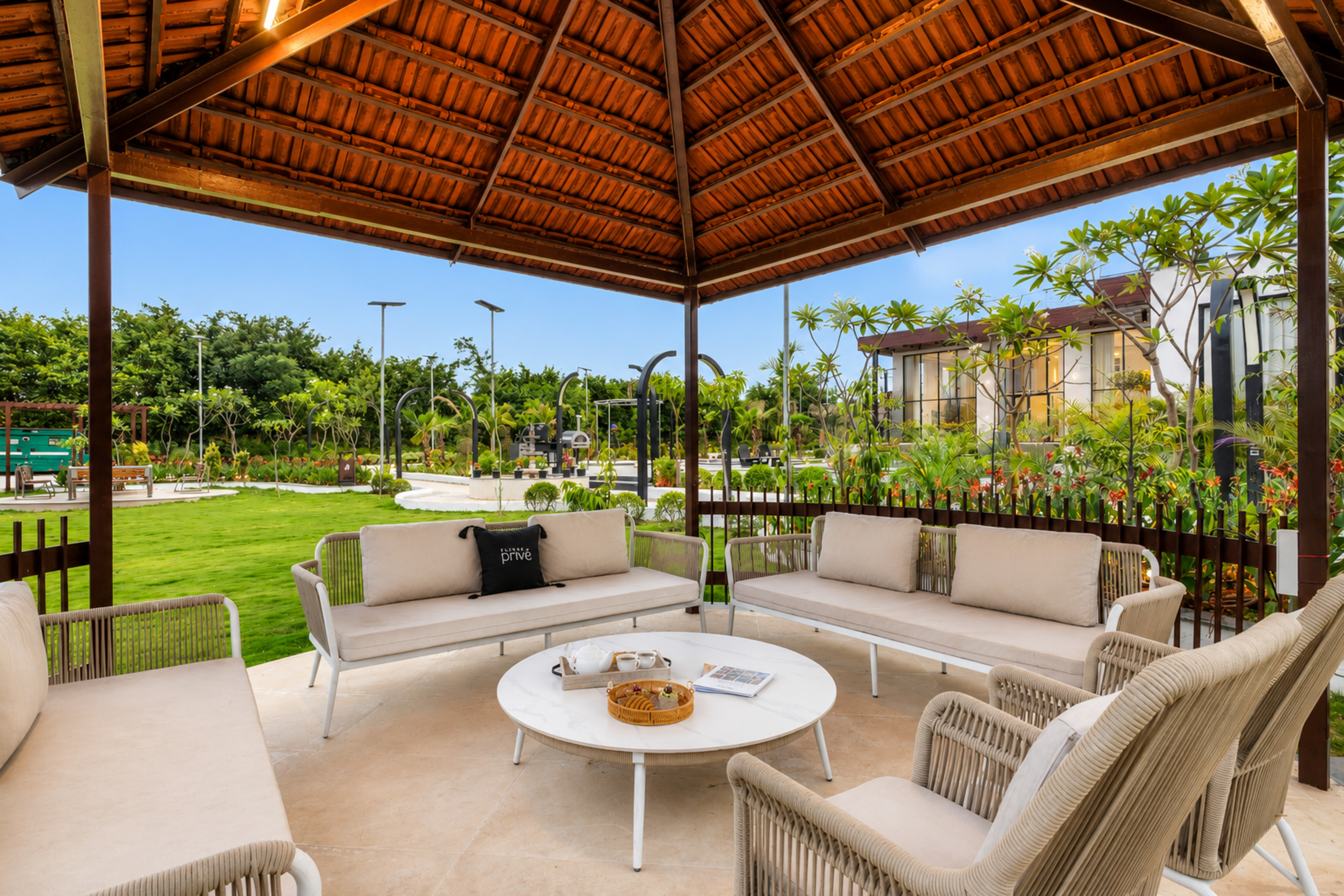 ASK Farms | Refined 4-BHK villa with Theatre Lounge, Pool & Fire BBQ Deck — photo 8