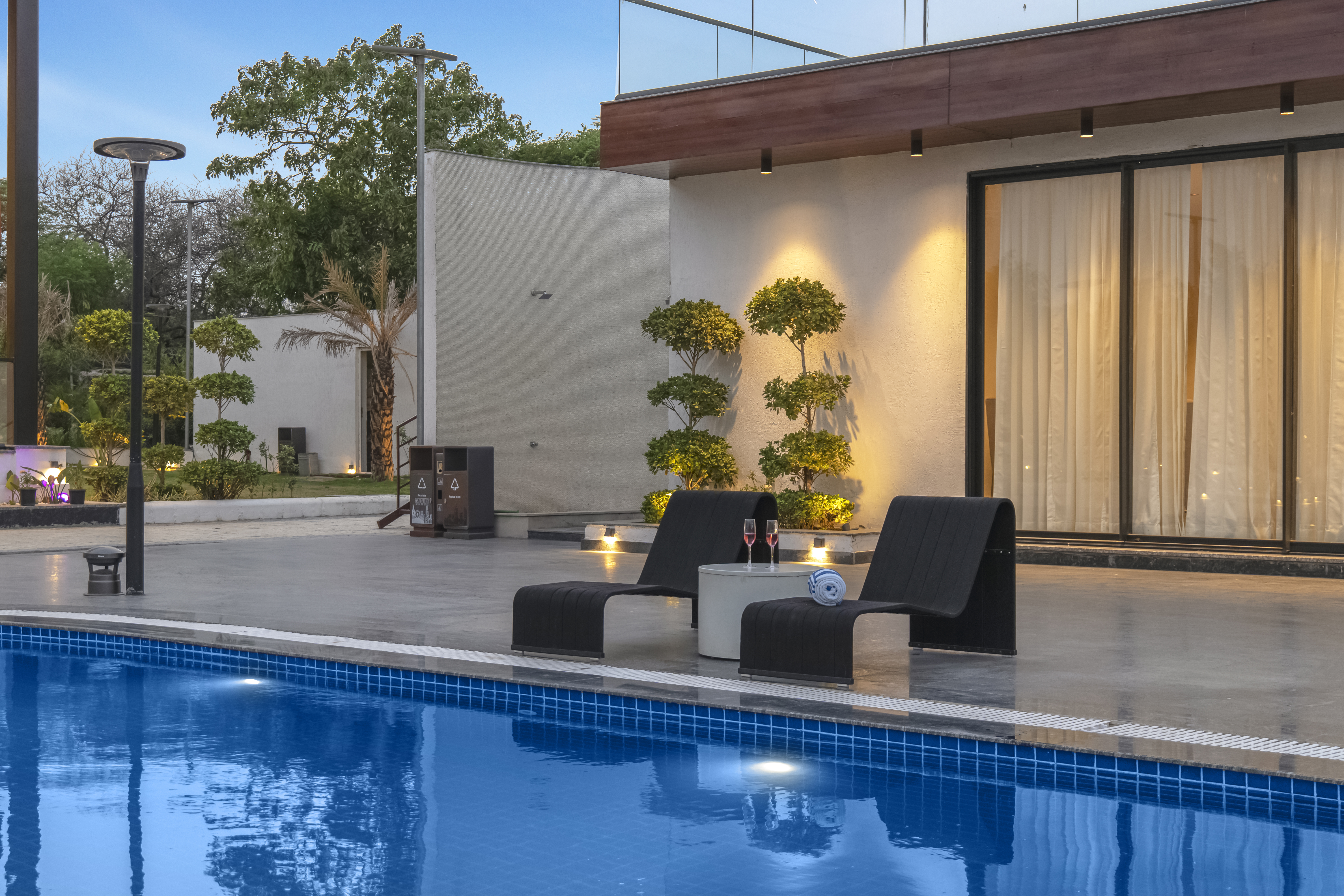 ASK Farms | Refined 4-BHK villa with Theatre Lounge, Pool & Fire BBQ Deck — photo 11