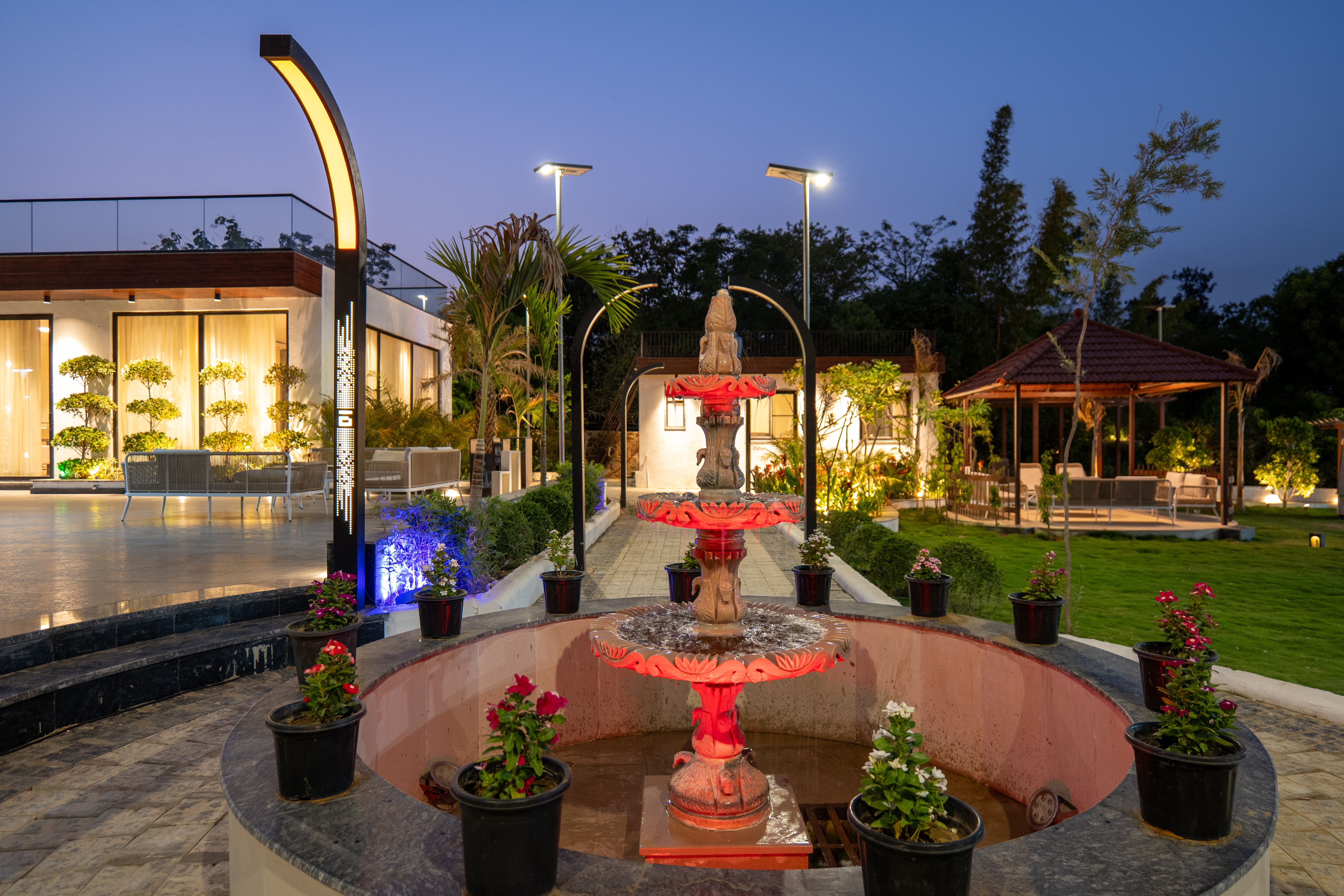 ASK Farms | Refined 4-BHK villa with Theatre Lounge, Pool & Fire BBQ Deck — photo 10