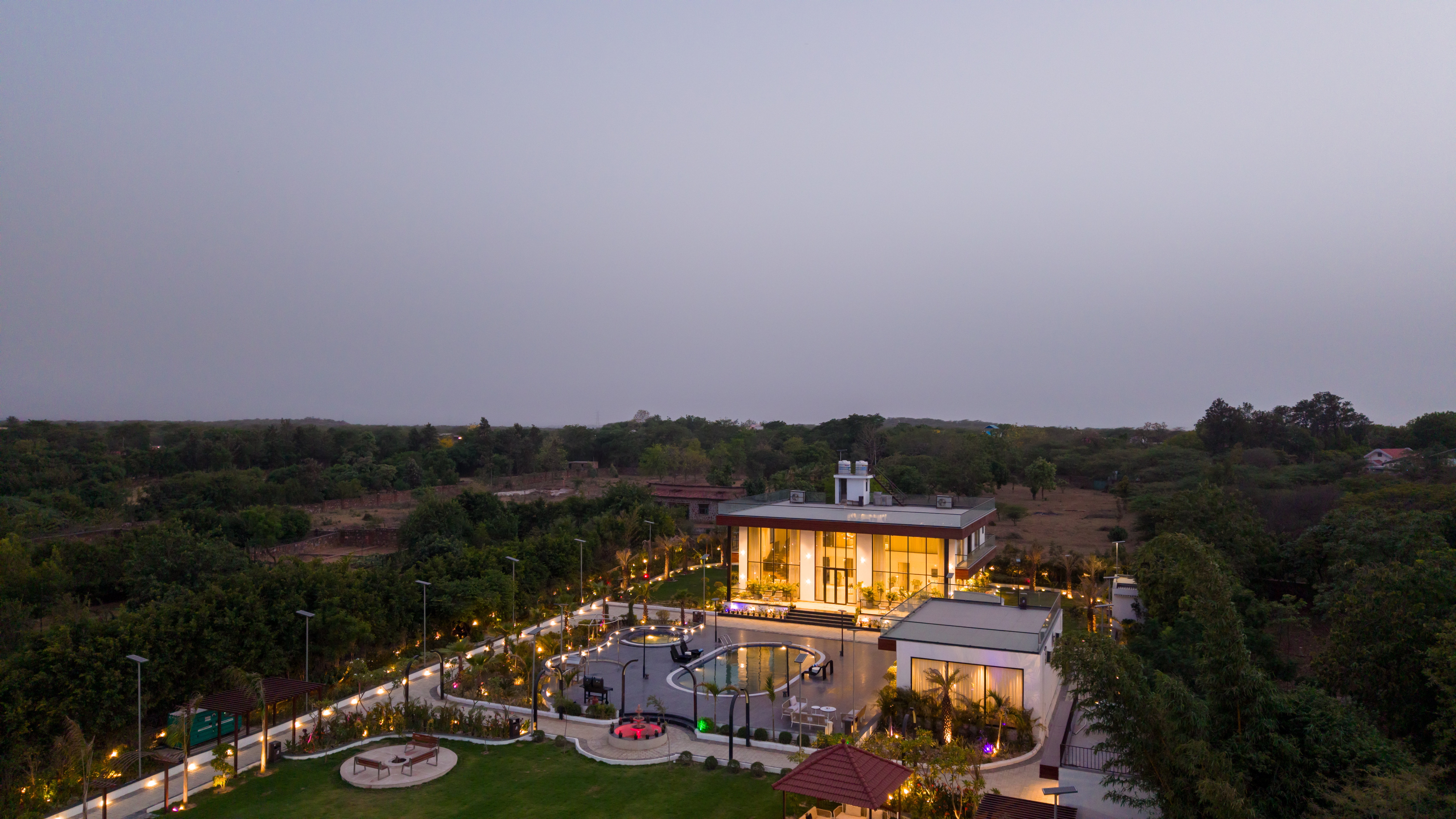 ASK Farms | Refined 4-BHK villa with Theatre Lounge, Pool & Fire BBQ Deck — photo 6