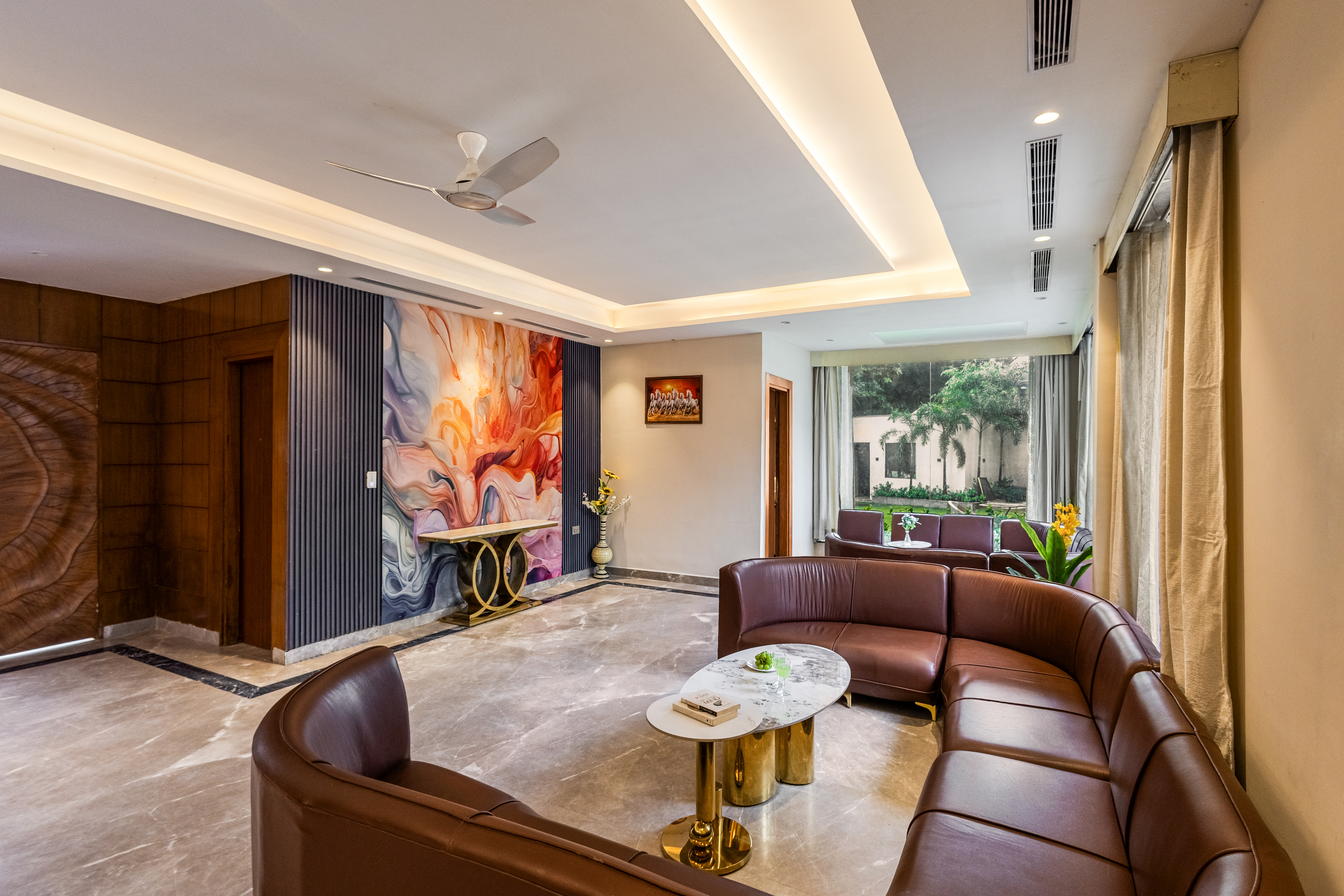 DSG Farm | Pet- friendly modern house Inspired 3-BHK with Bar with lounge, Bathtub, Private Pool, Swimming pool, Terrace & Garden — photo 8