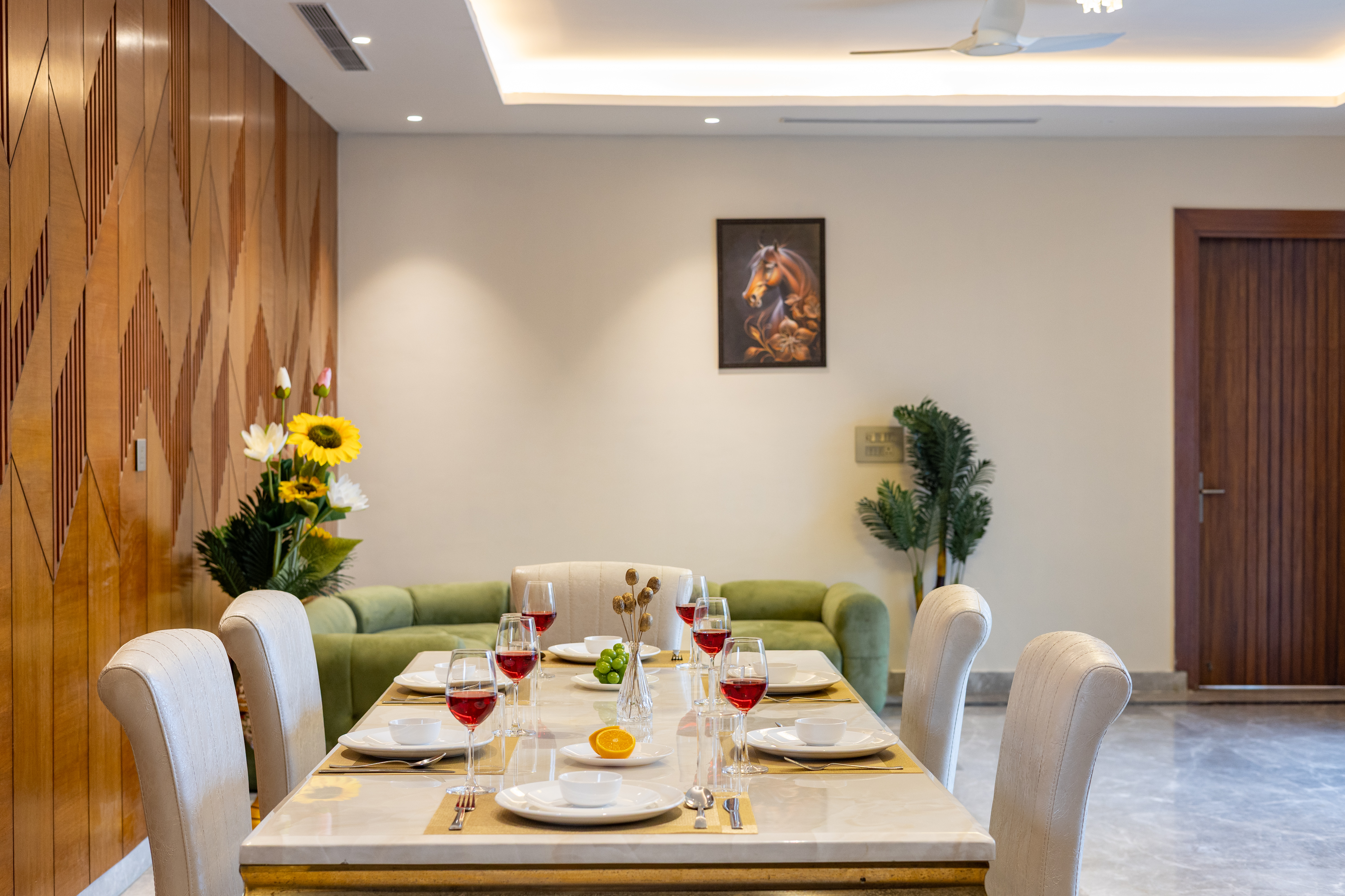 DSG Farm | Pet- friendly modern house Inspired 3-BHK with Bar with lounge, Bathtub, Private Pool, Swimming pool, Terrace & Garden — photo 23