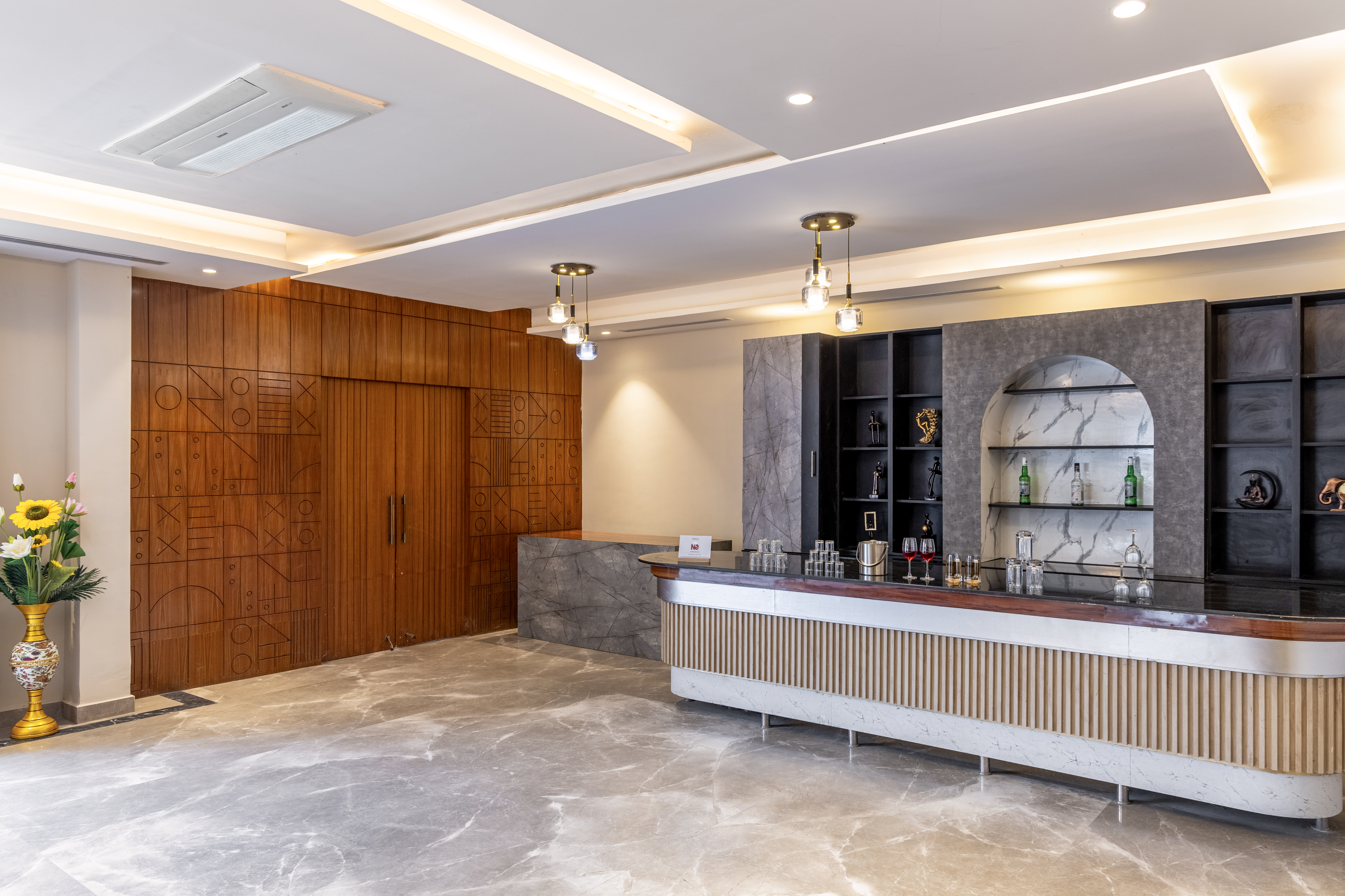 DSG Farm | Pet- friendly modern house Inspired 3-BHK with Bar with lounge, Bathtub, Private Pool, Swimming pool, Terrace & Garden — photo 26