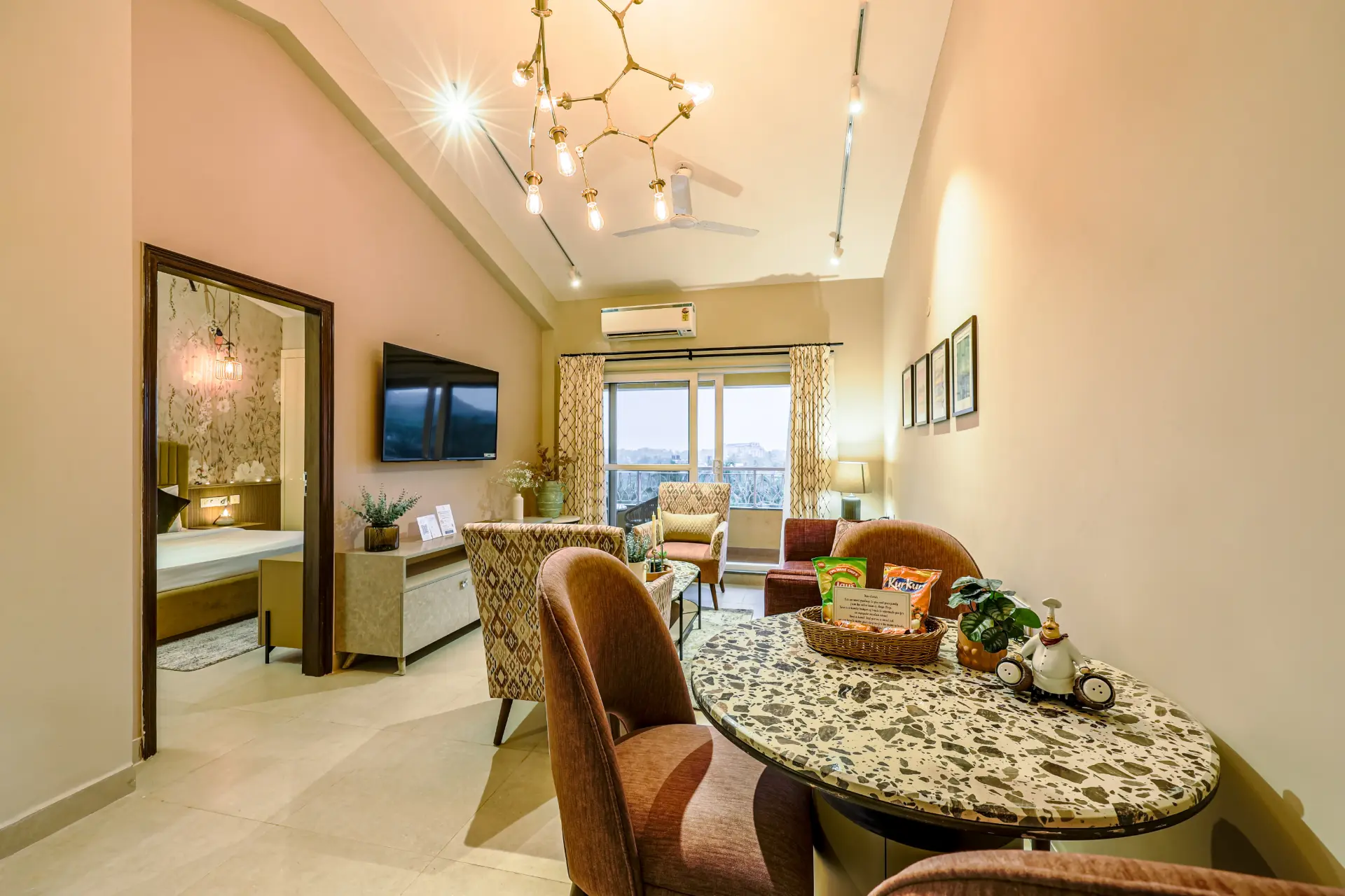 Veera Marina | Charming 3-BHK Apt Near Candolim Beach With Common Pools & Lift — photo 15