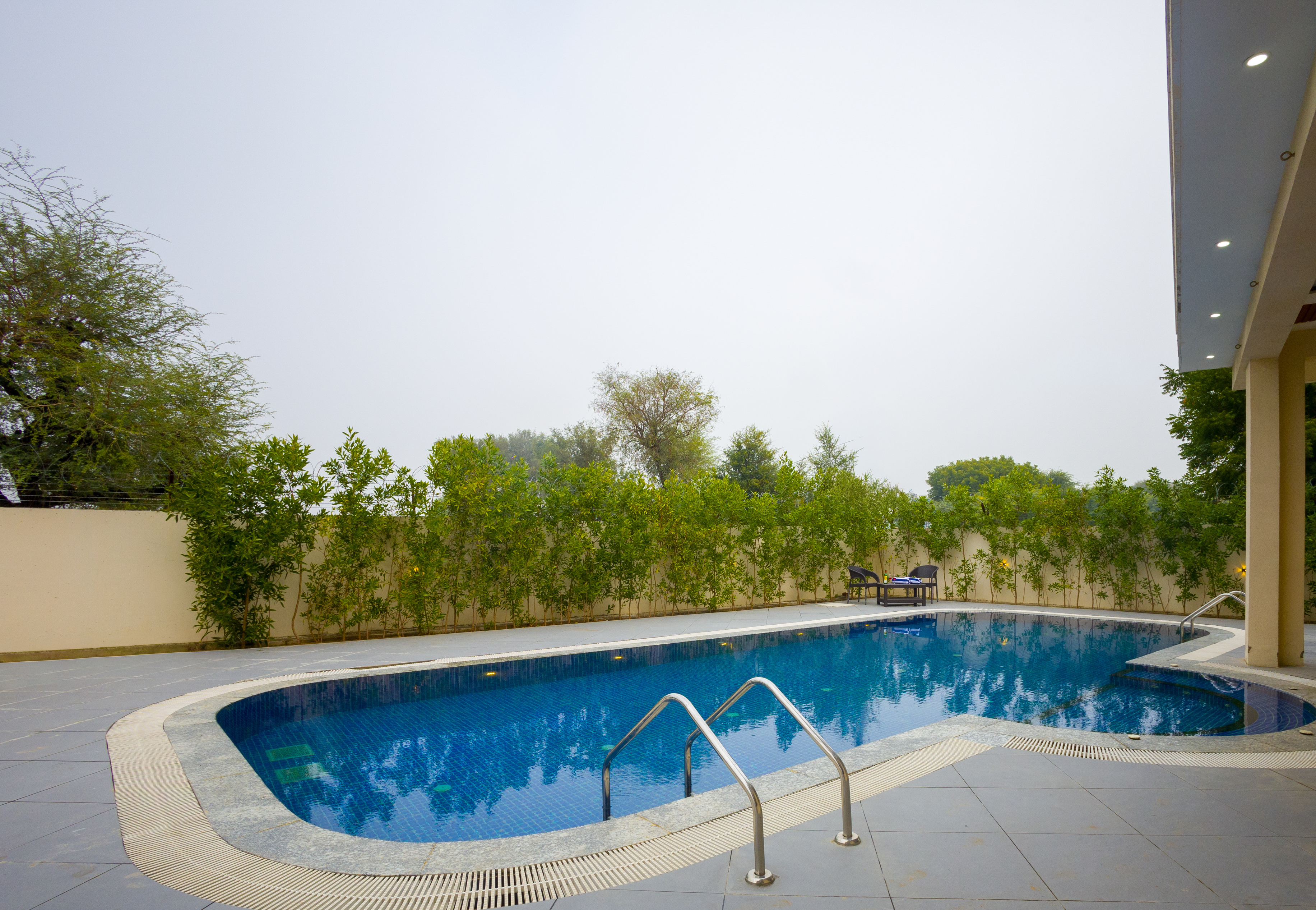 Lush Haven | Chic 4-BHK Retreat with Private Pool, Terrace & Landscaped Garden | Pet-friendly — photo 22