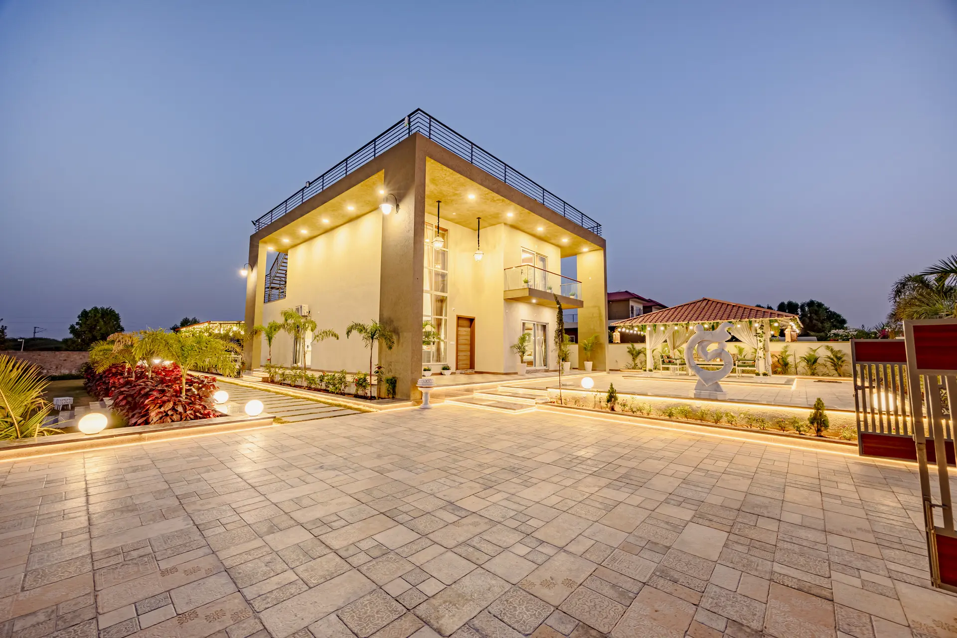 Heaven in Hills Mountara | 3-BHK Villa With Private Pool, Garden, Gazebos, Jacuzzi, & Clubhouse — photo 14